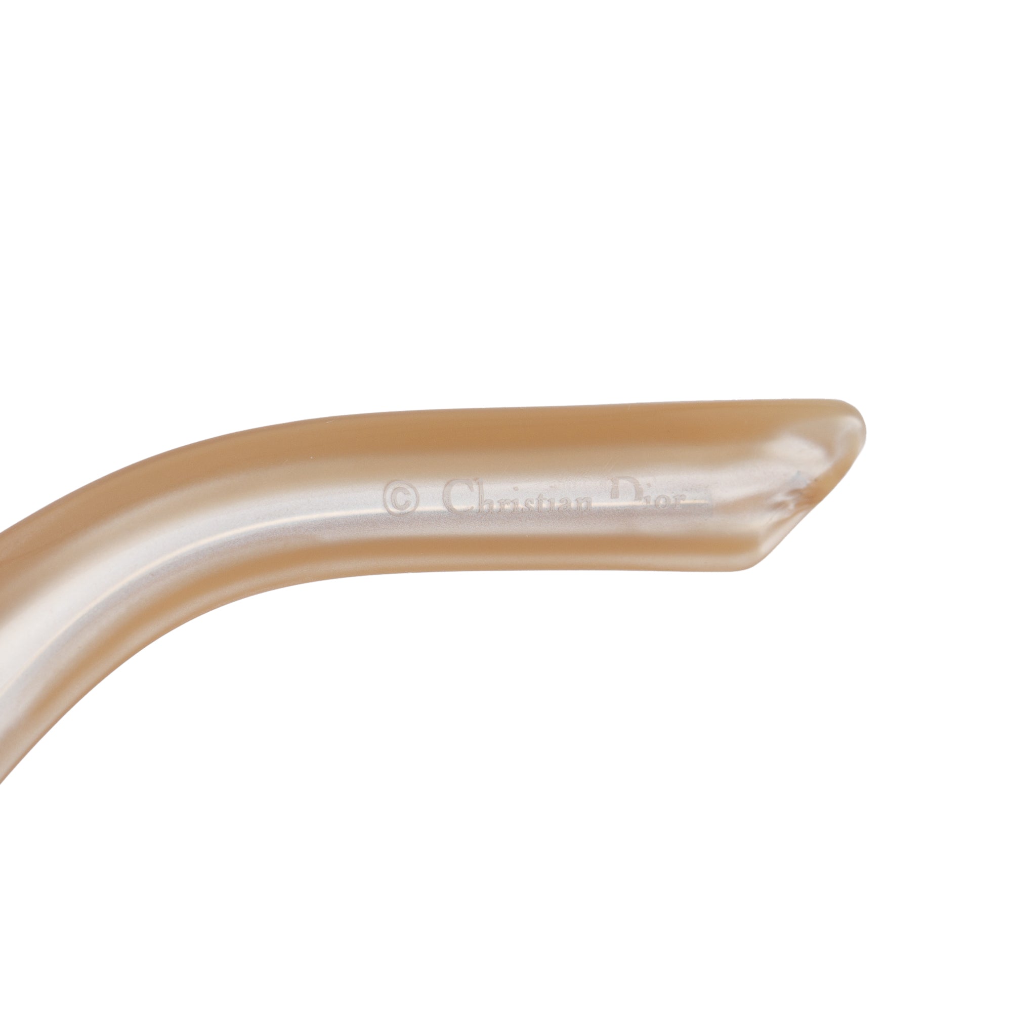 Christian Dior Beige On The Rocks Sunglasses w/ Case