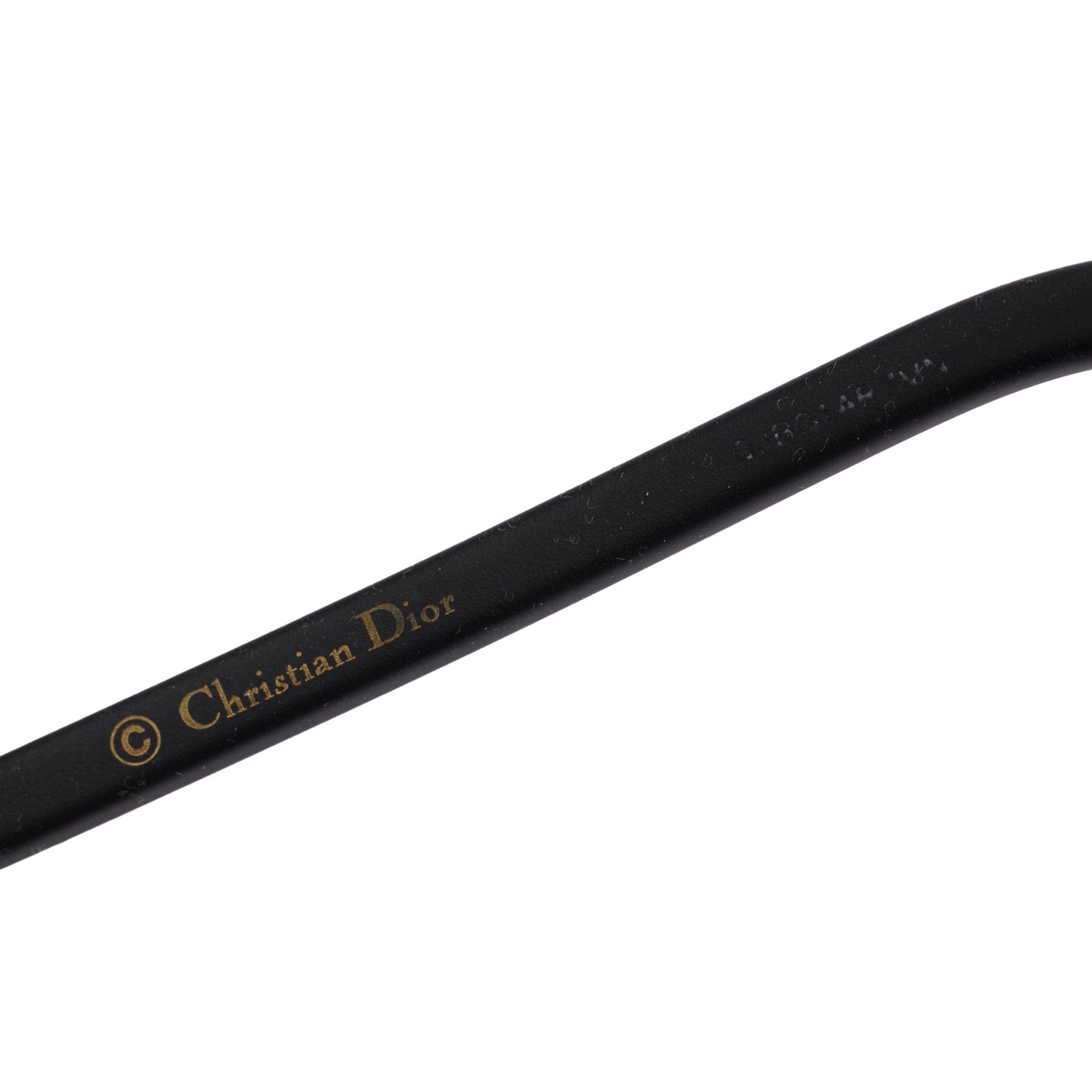 Christian Dior Black Acetate DiorChicago2STR Aviator Sunglasses w/ Case