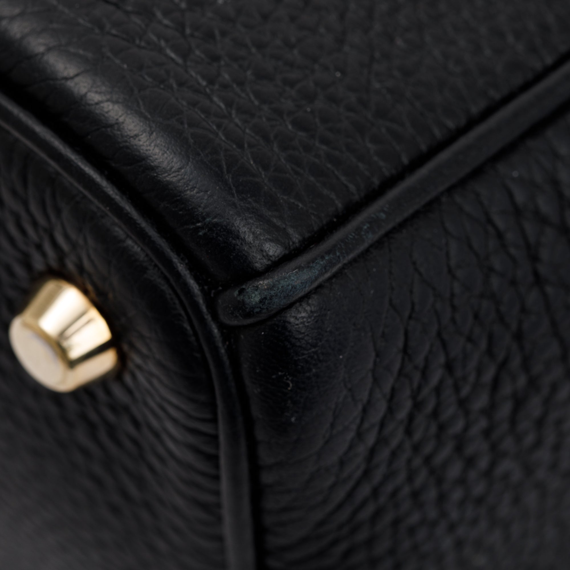 Christian Dior Black Calfskin Leather Medium Diorissimo Tote w/ Strap & Pouch