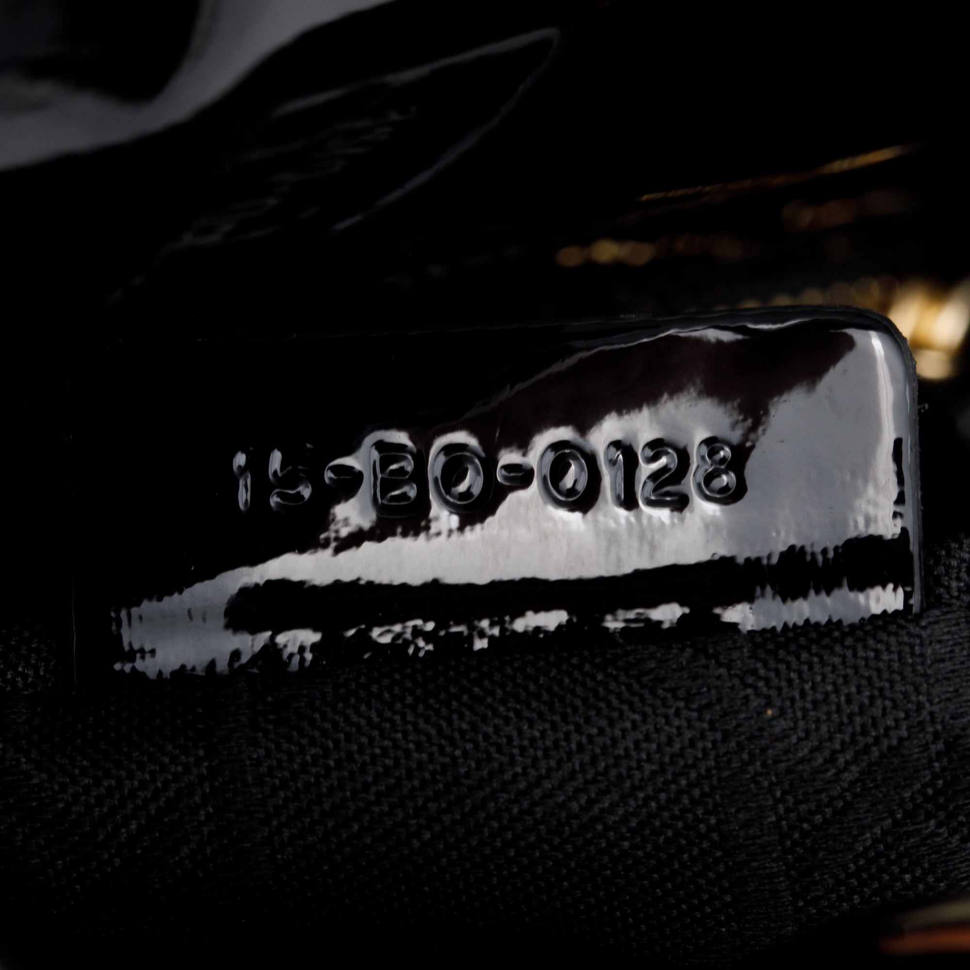 Christian Dior Black Cannage Patent Leather Mini Lady Dior Bag w/ Box