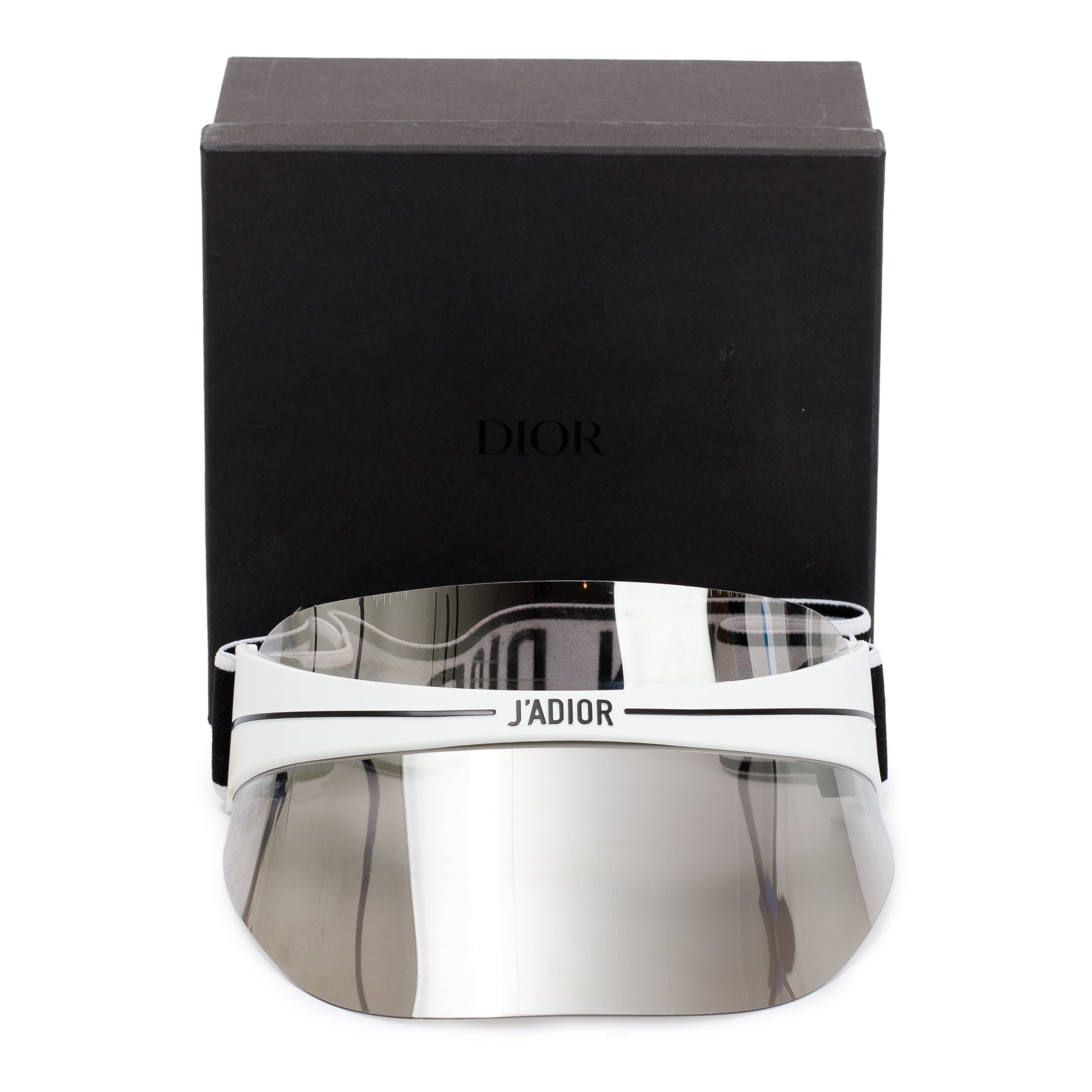 Christian Dior Black DiorClub 1 Visor w/ Box & Authenticity Card