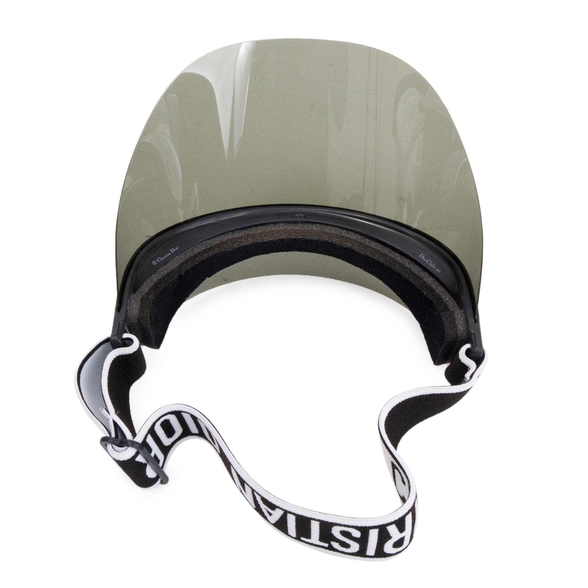 Christian Dior Black DiorClub 1 Visor w/ Box & Authenticity Card