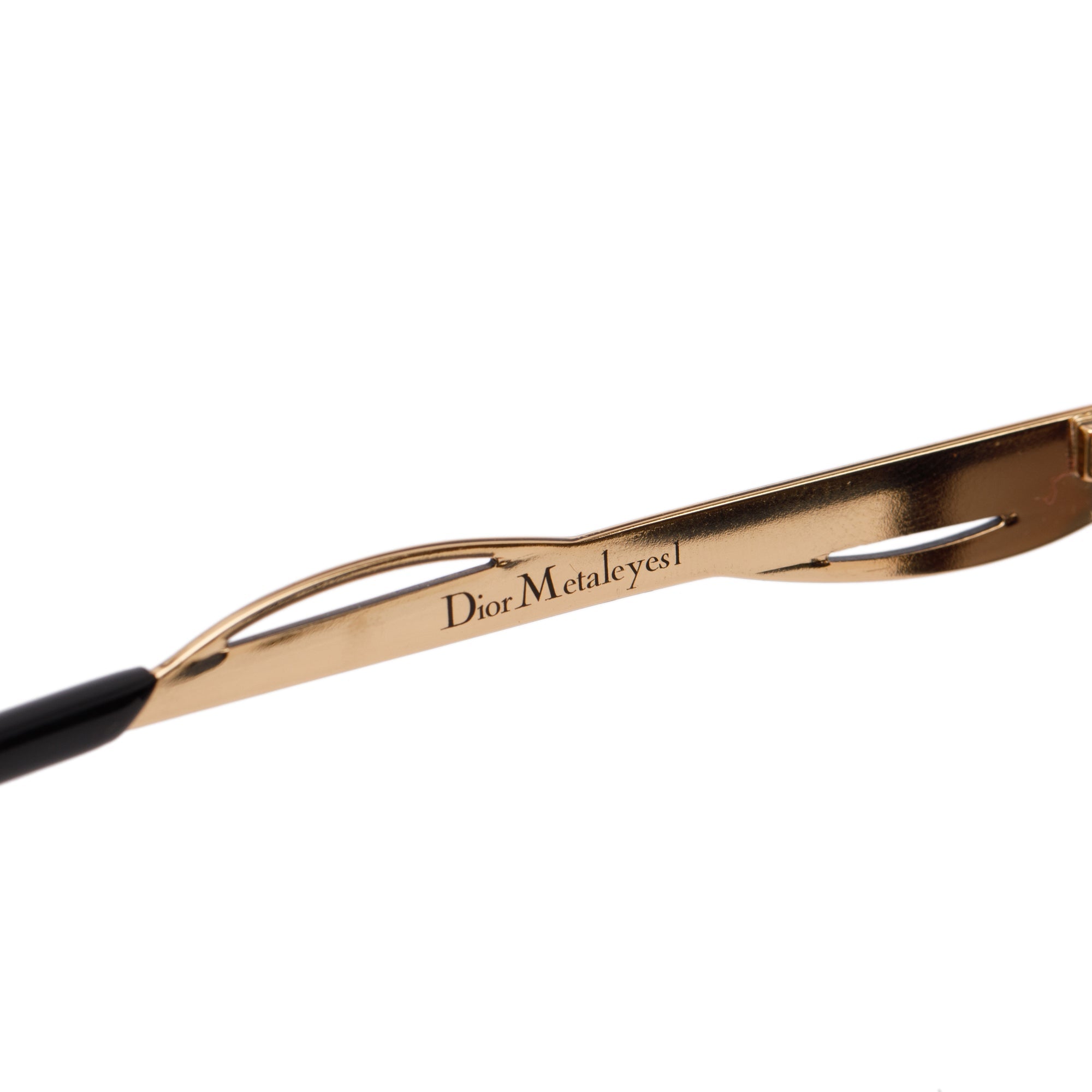 Christian Dior Black DiorMetaleyes1 6OA/HD Sunglasses w/ Box & Case