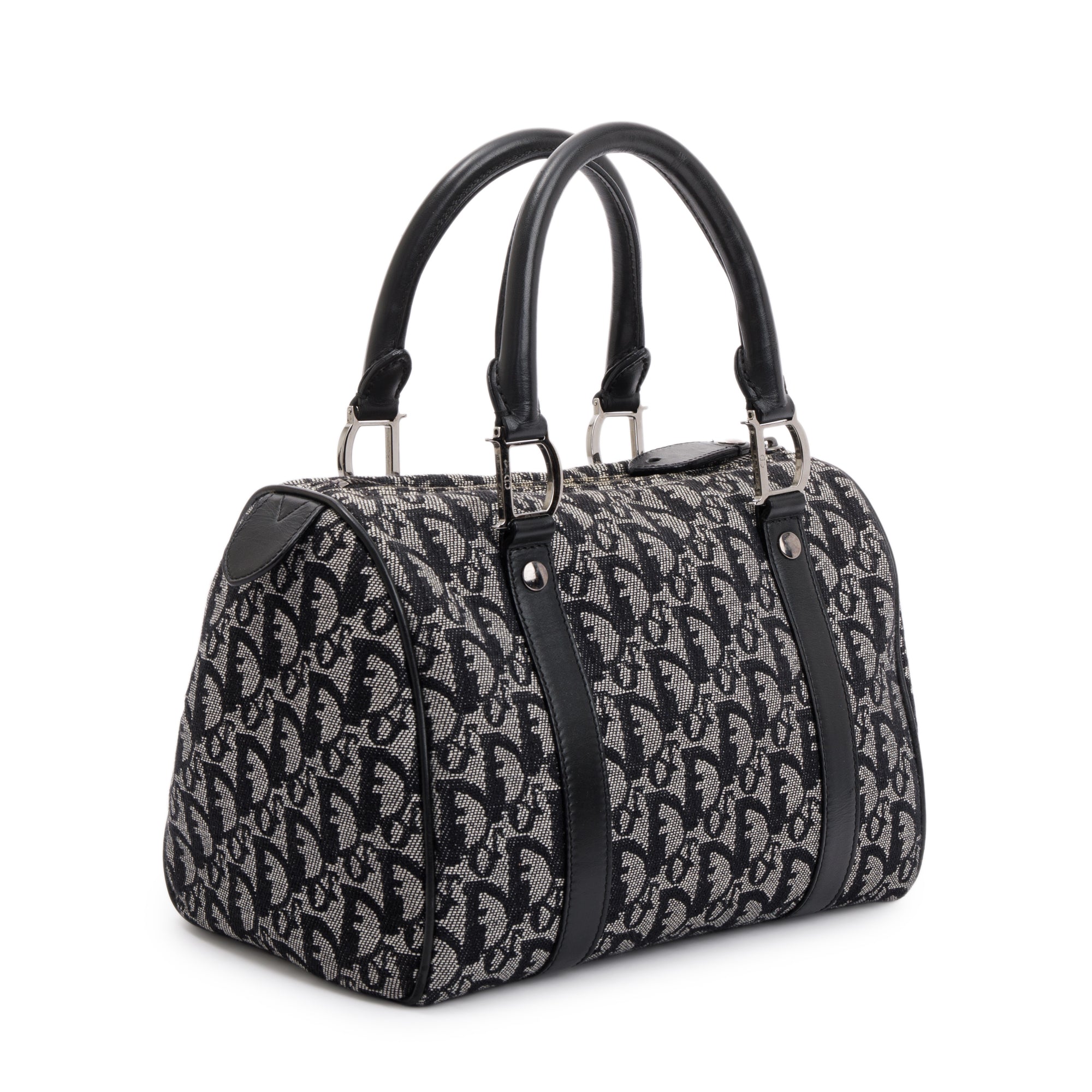 Christian Dior Black Diorissimo Boston Bag