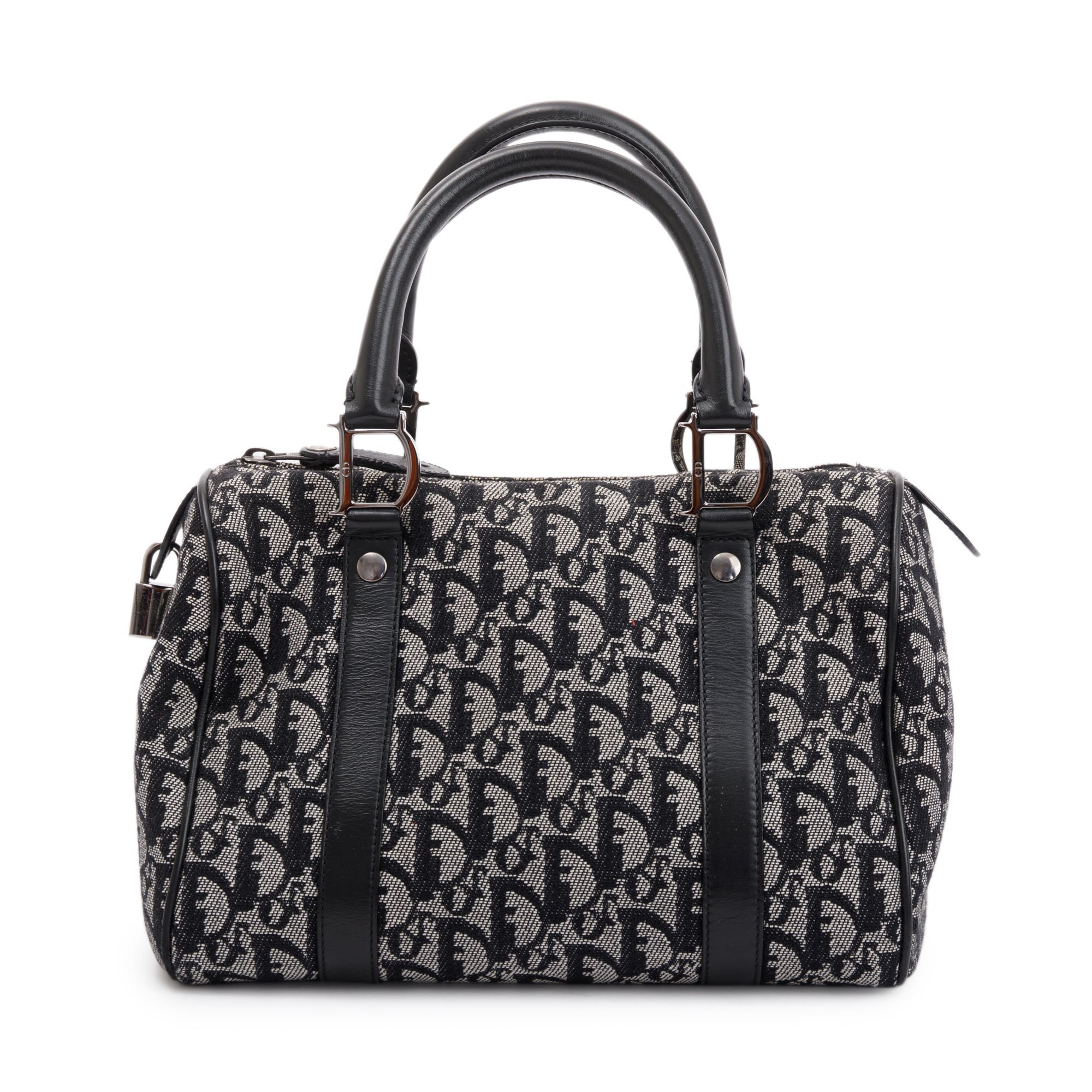 Christian Dior Black Diorissimo Boston Bag