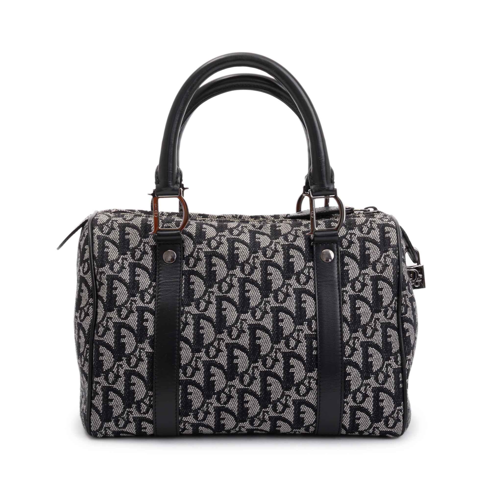 Christian Dior Black Diorissimo Boston Bag