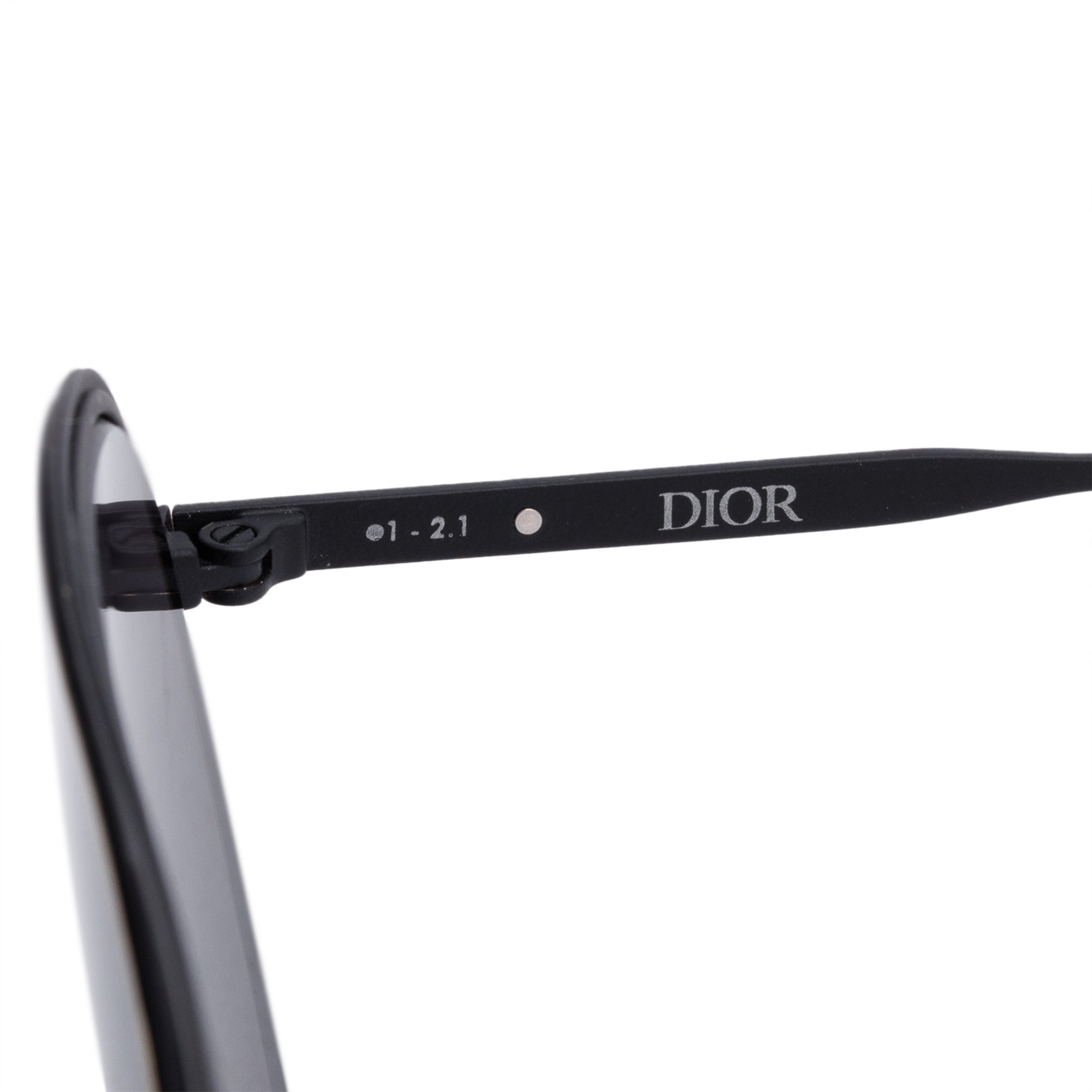 Christian Dior Black Metal DiorEssential A2U Aviator Sunglasses w/ Box & Case