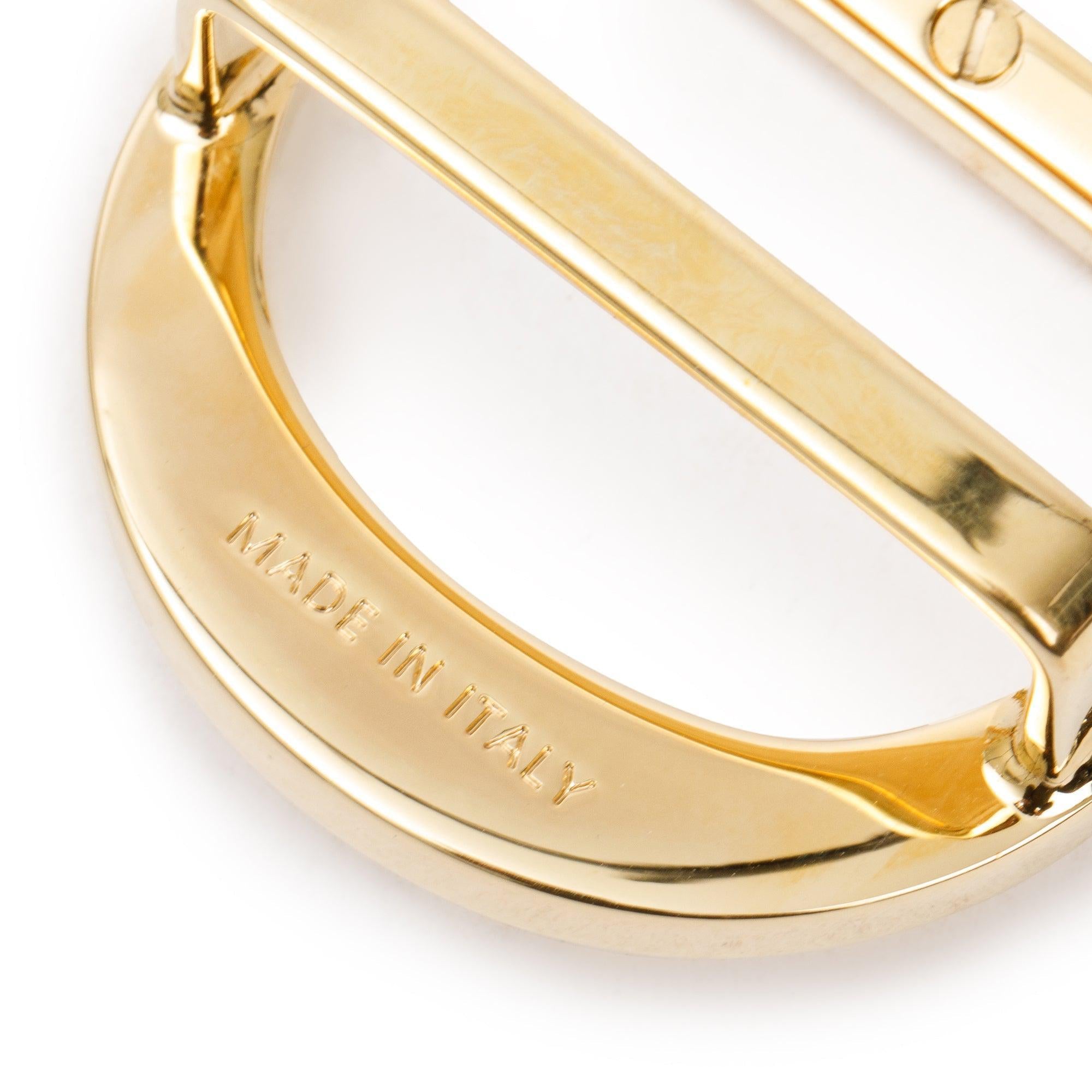 Christian Dior Black Oblique Galaxy & Smooth Calf Leather Reversible Belt with 'CD Icon' Buckle