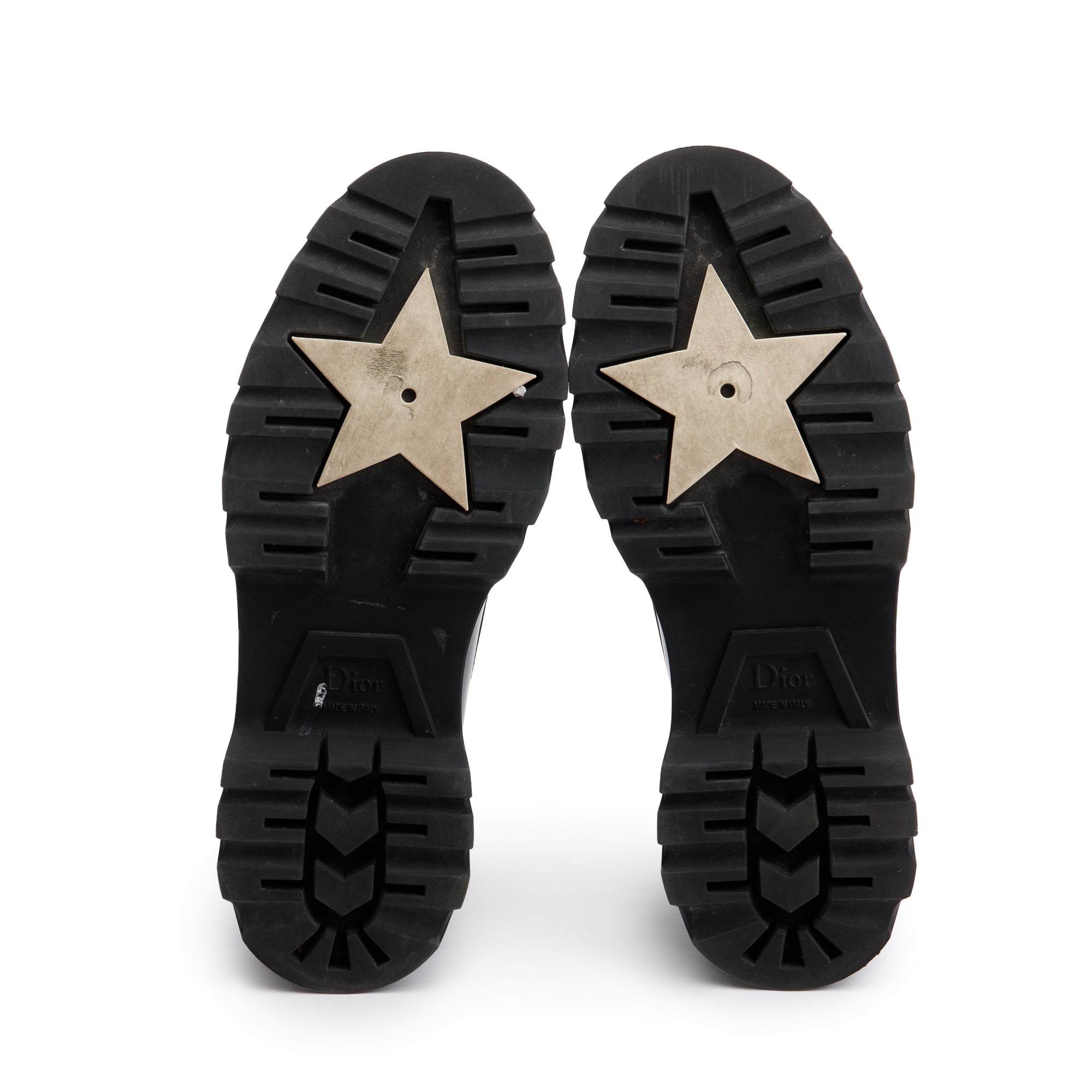 Christian Dior Black Smooth Calfskin Leather Dior Code Loafers, Size 37