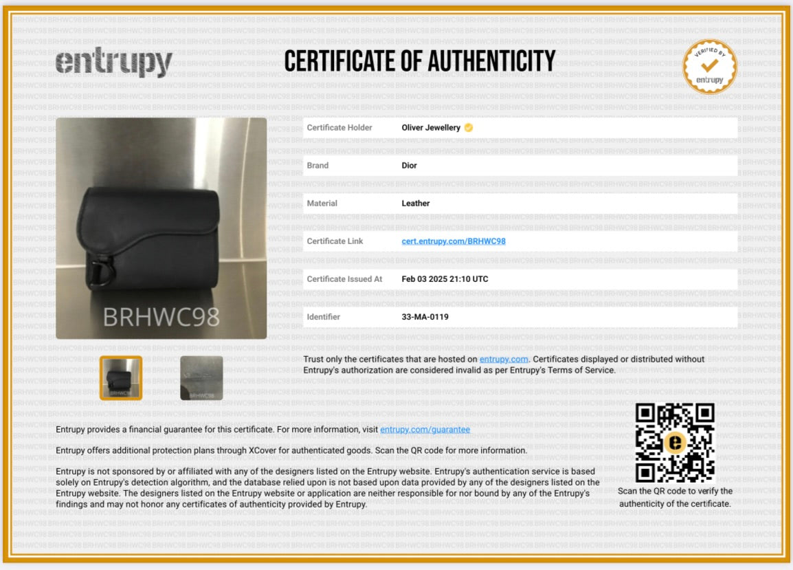 Christian Dior Black Ultra Matte Leather Saddle Lotus Wallet w/ Box