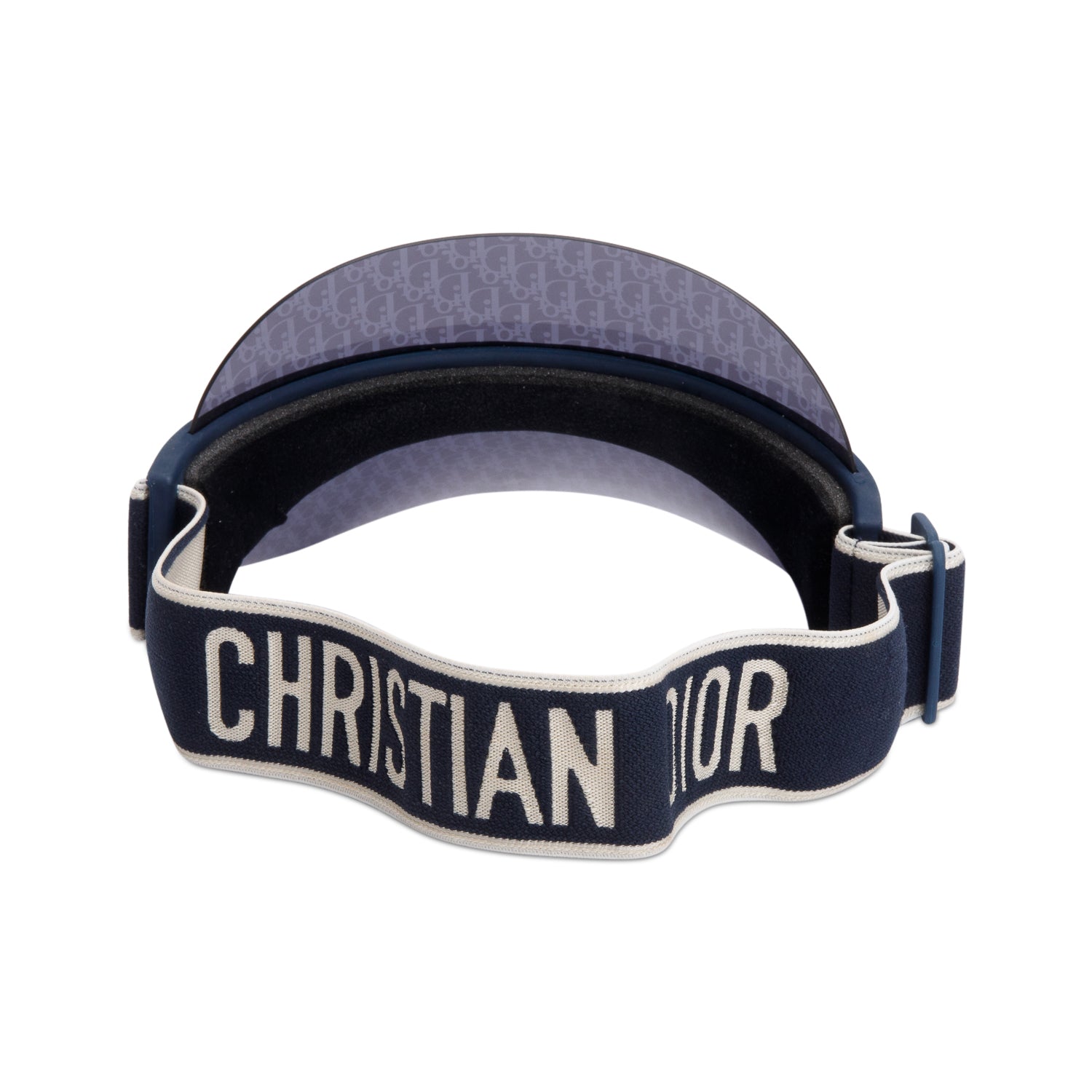 Christian Dior Blue Oblique DiorClub V1U Visor w/ Box
