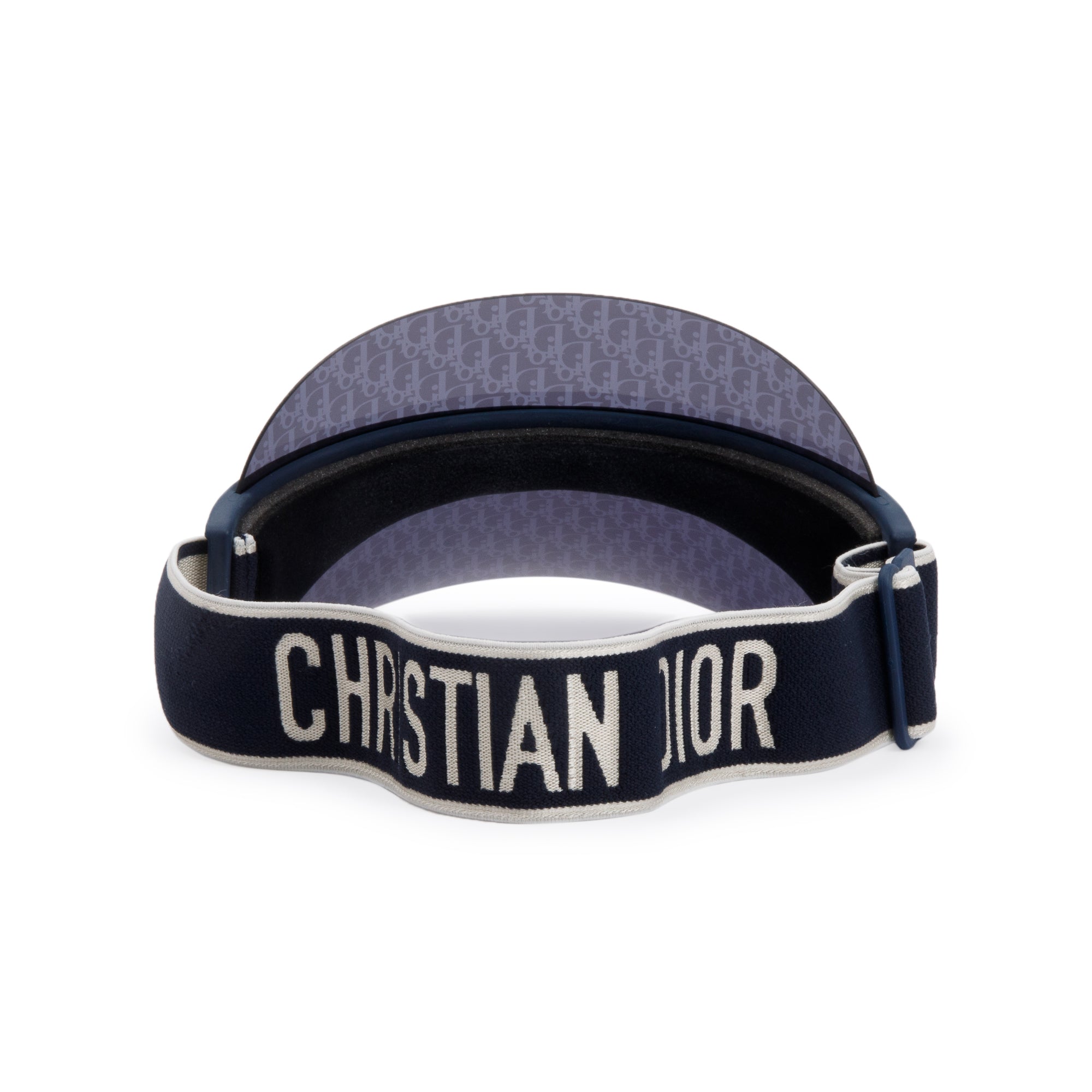 Christian Dior Blue Oblique DiorClub V1U Visor w/ Box