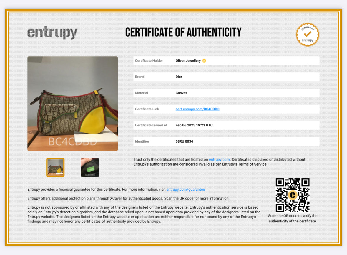 Christian Dior Brown Diorissimo Rasta Double Saddle Bag