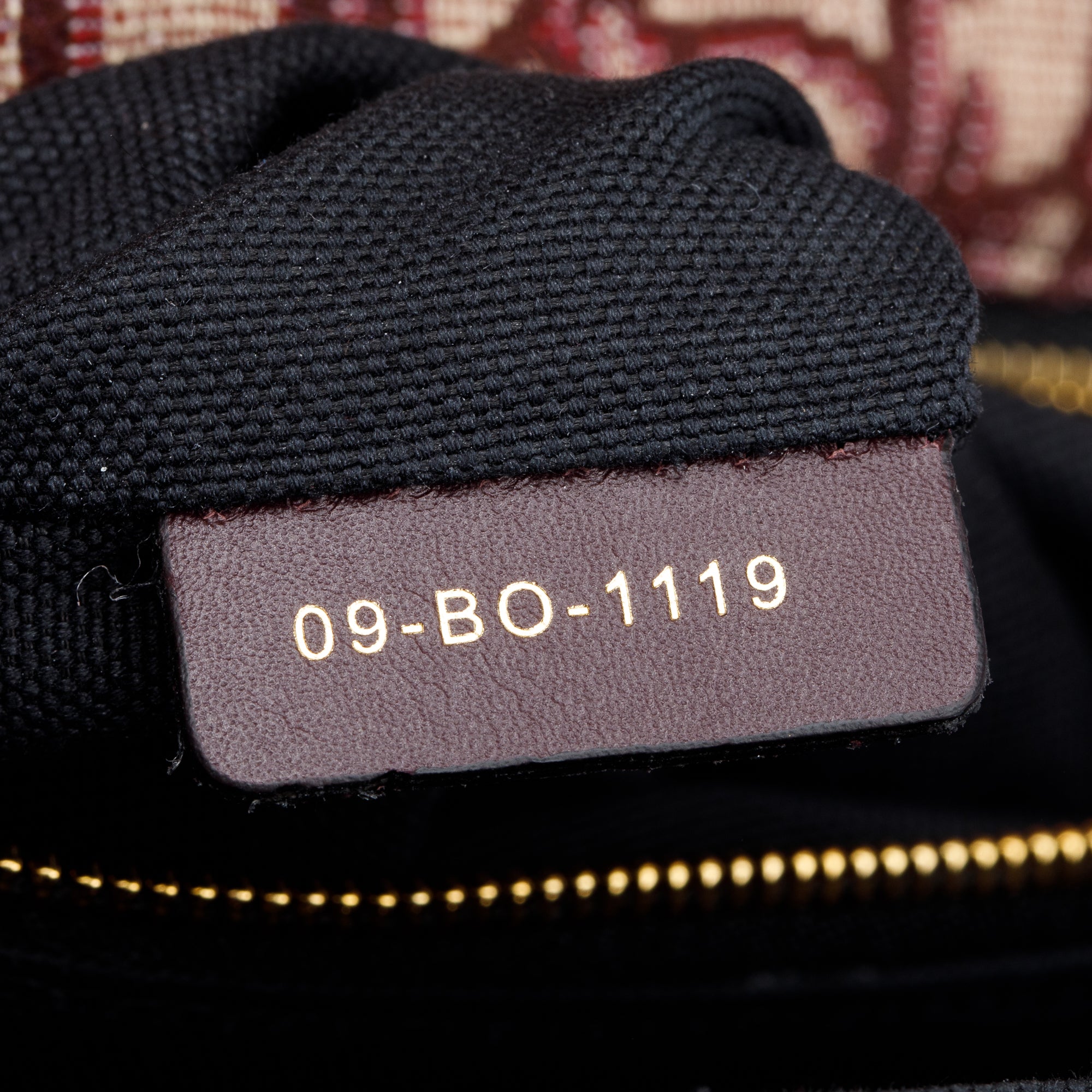 Christian Dior Burgundy Oblique 30 Montaigne Bag