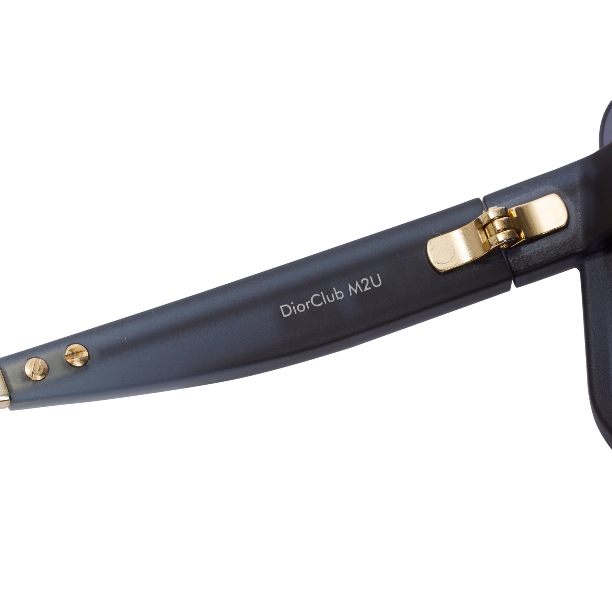 Christian Dior DiorClub M2U Oblique Mask Snglasses w/ Box & Case