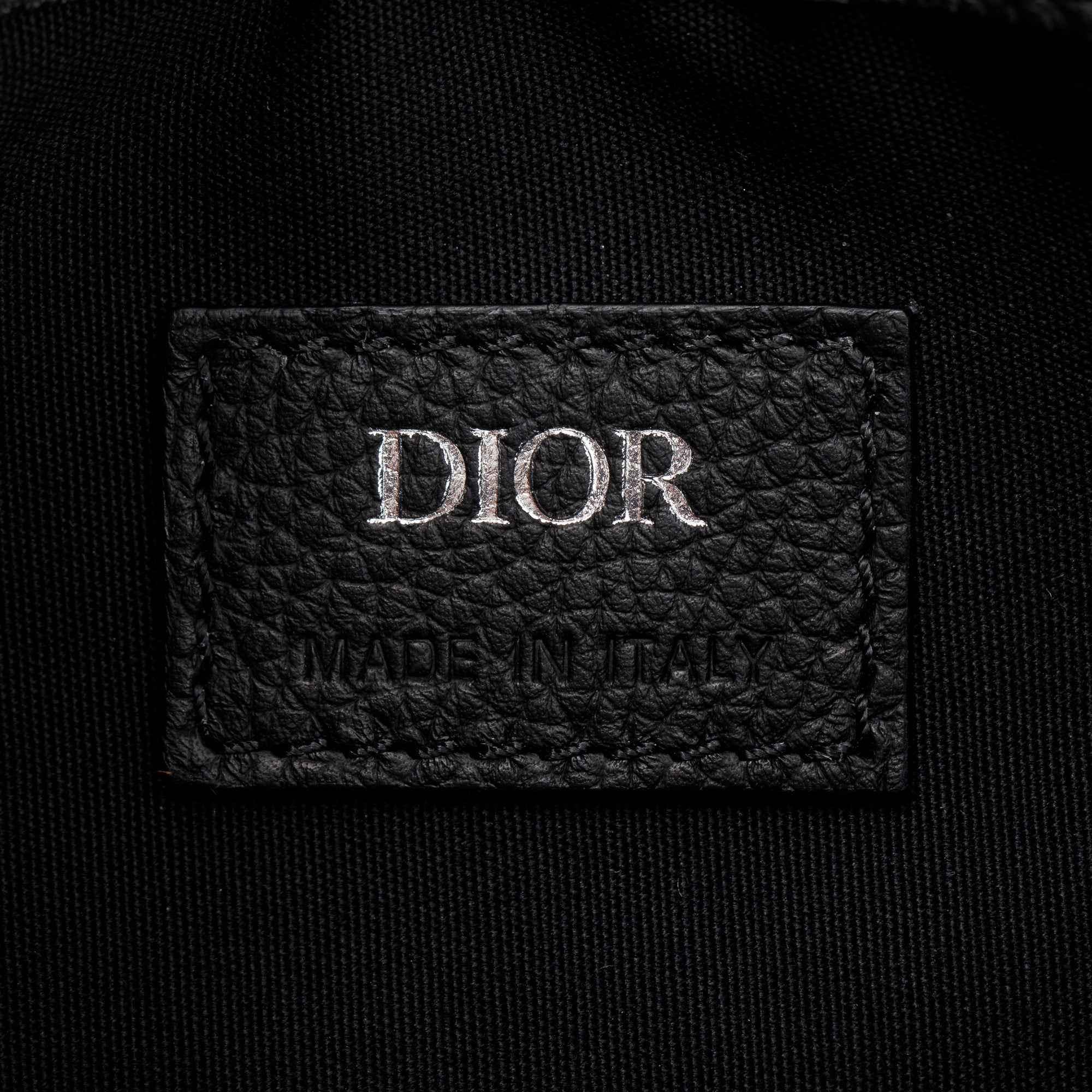 Christian Dior Essentials Oblique Jacquard Saddle Pouch