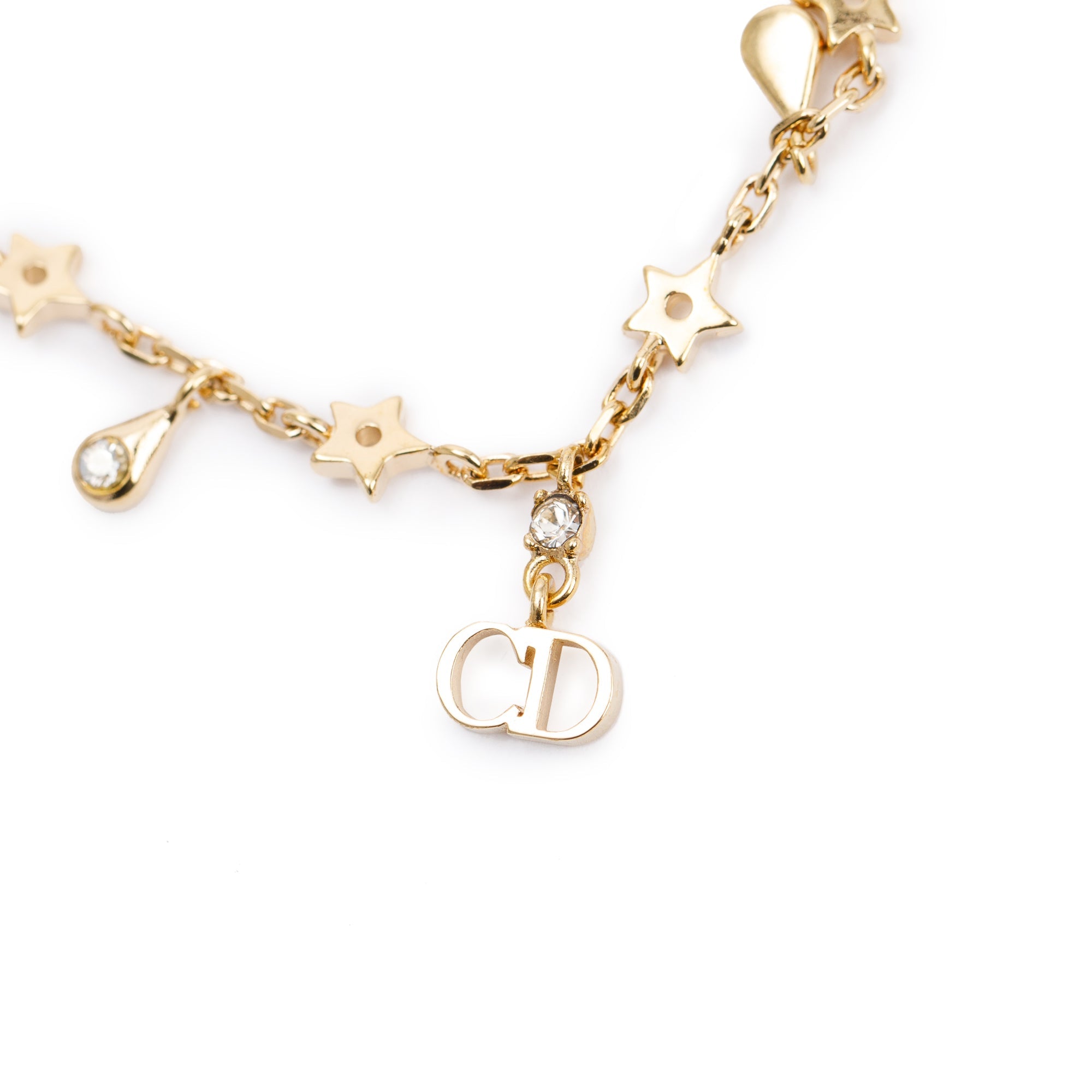 Christian Dior Gold-Tone Petite Charms Choker Necklace