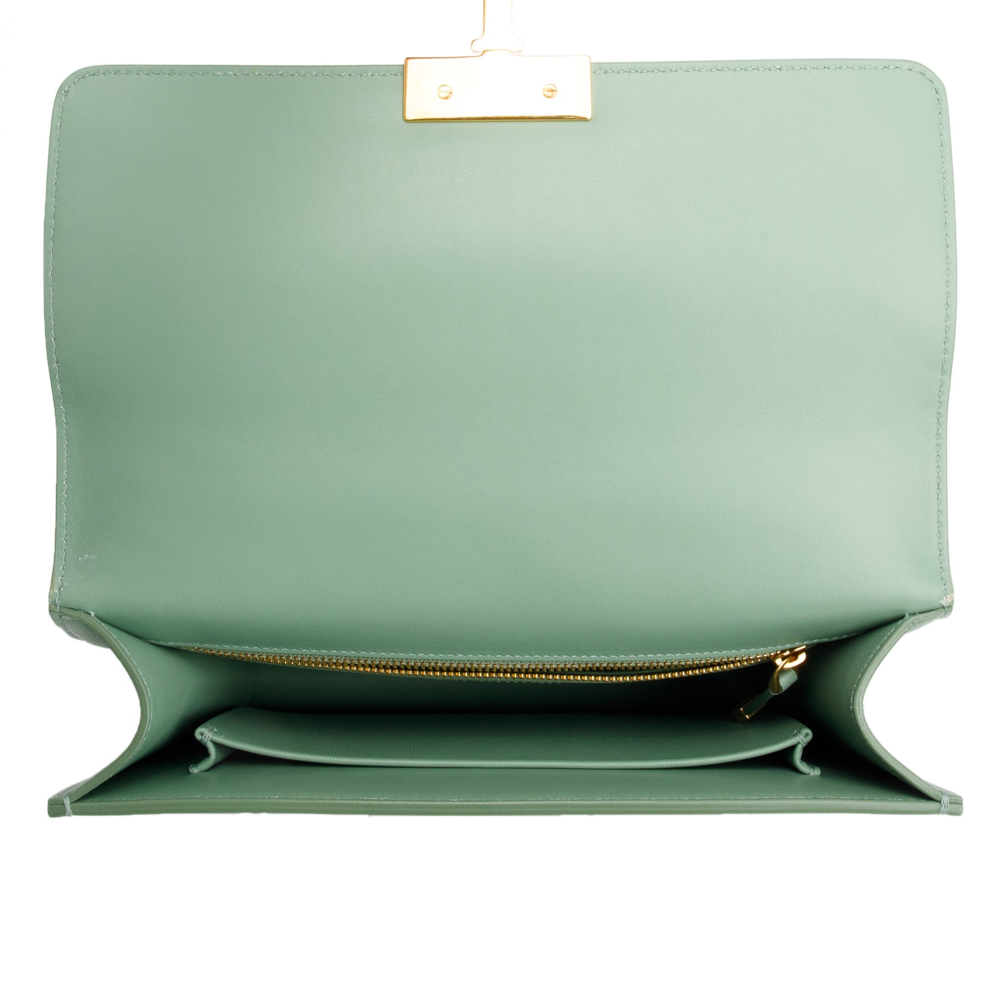Christian Dior Green Box Leather 30 Montaigne Bag