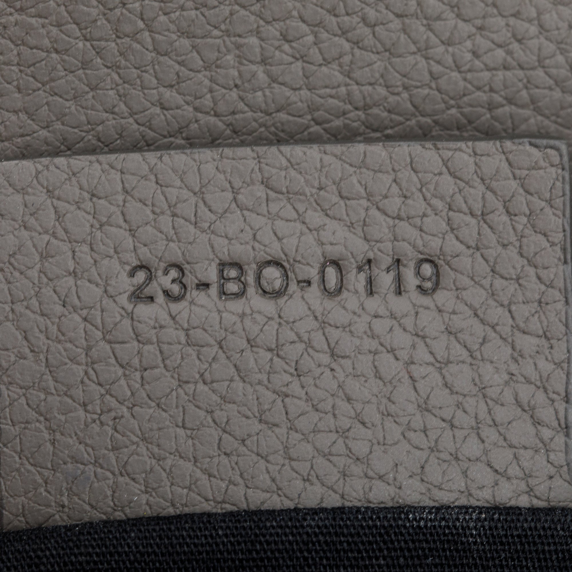 Christian Dior Grey Leather Mini Gallop Backpack w/ Box