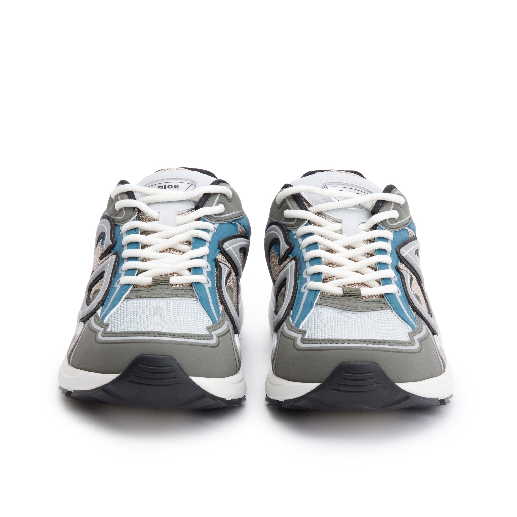 Christian Dior Gtey/White Mesh Technical Fabric B30 Sneakers, Size 40 w/ Box