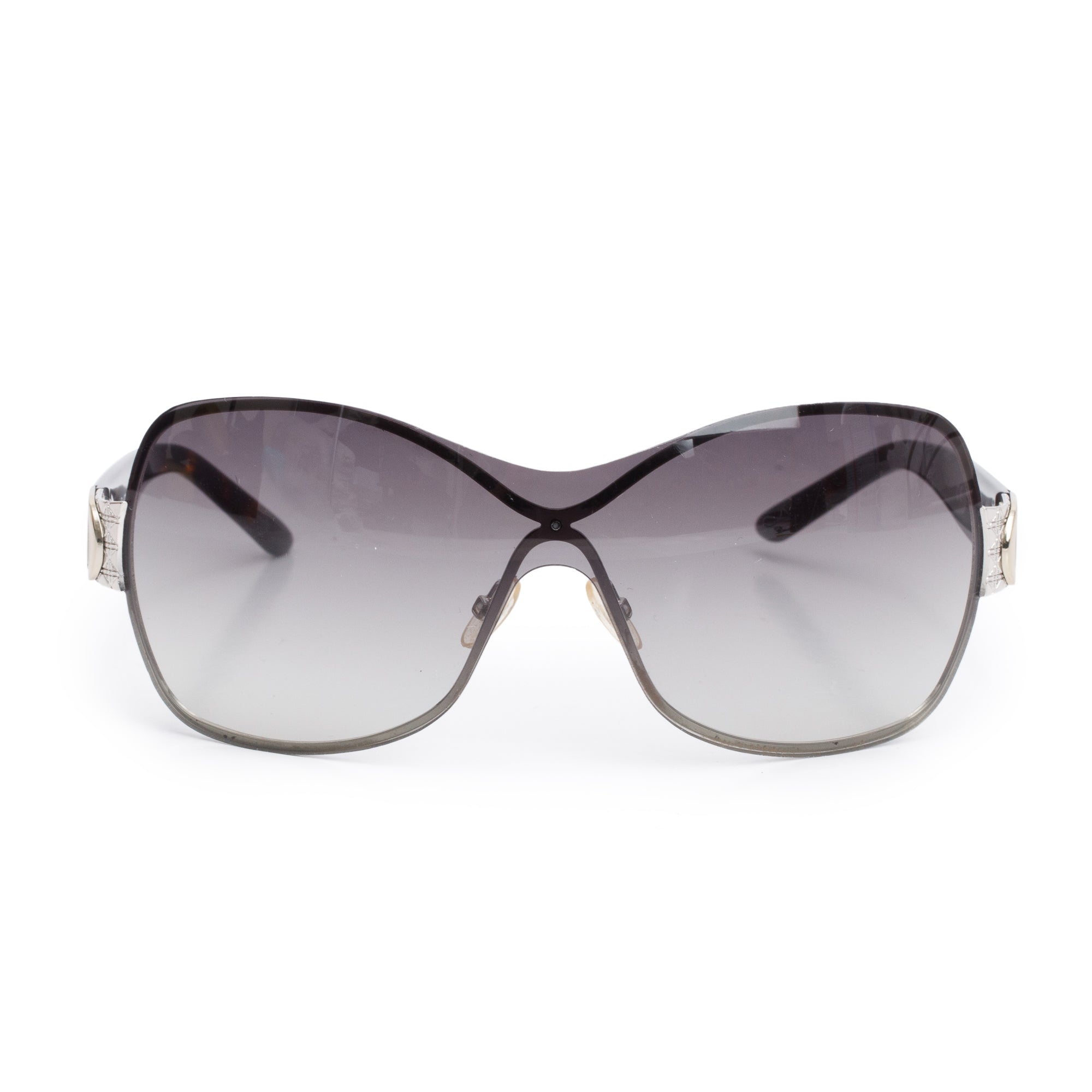 Christian Dior Havana Acetate By Dior 2 Shield Sunglasses
