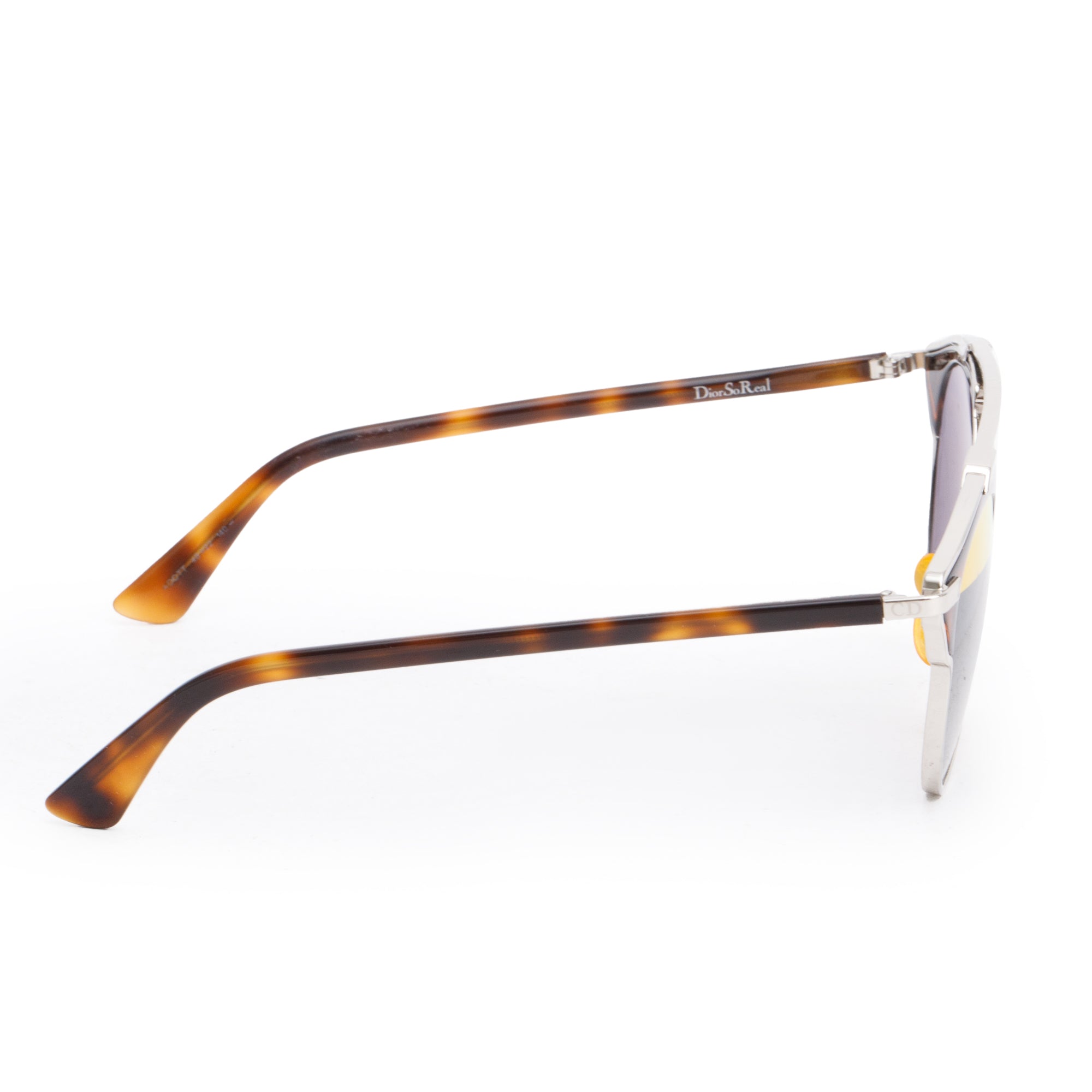 Christian Dior Havana Acetate Pink/Black Lenses SoReal Sunglasses w/ Box & Case