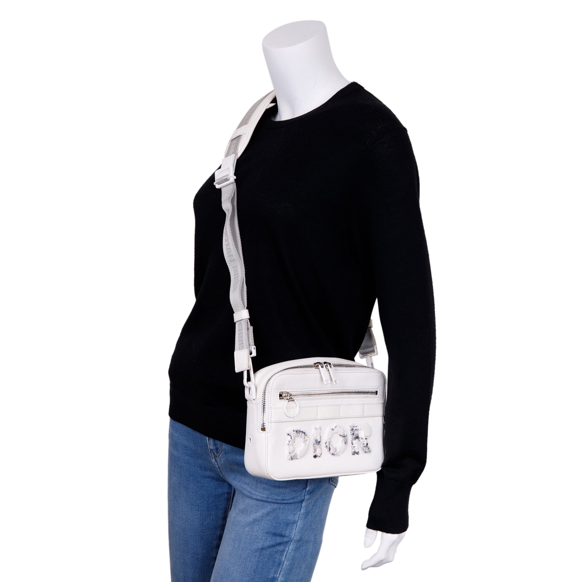 Christian Dior Homme x Daniel Arsham Safari Messenger Bag w/ Box & Authenticity Card