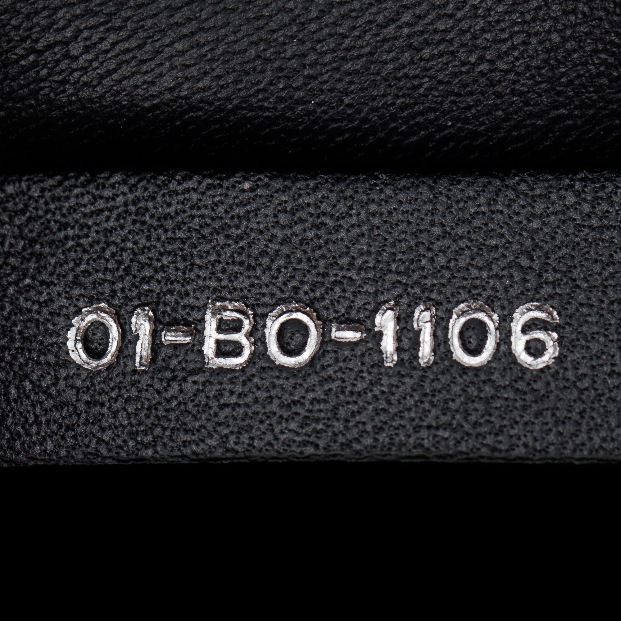 Christian Dior Large Silver Metallic Microcannage Diorama Shoulder Bag w/ Box