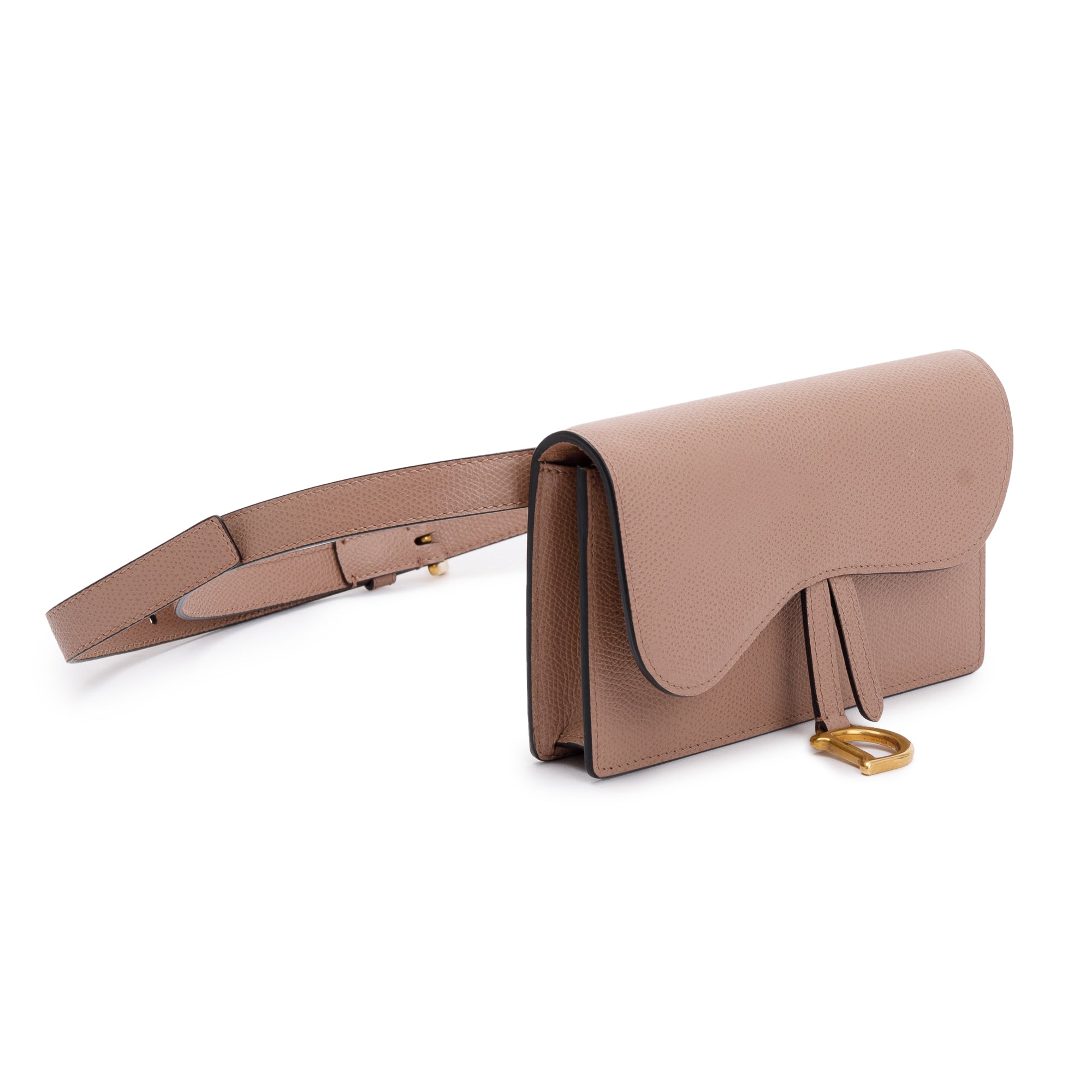 Christian Dior Leather Saddle Belt Pouch