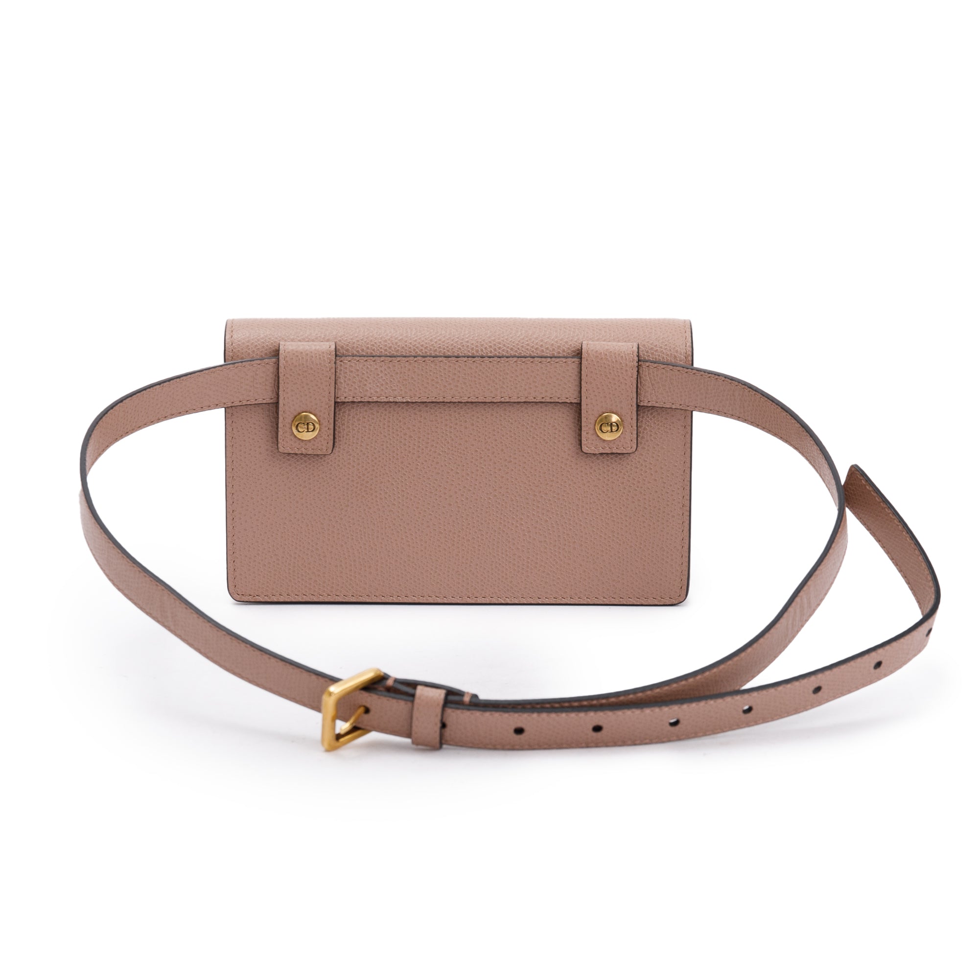 Christian Dior Leather Saddle Belt Pouch