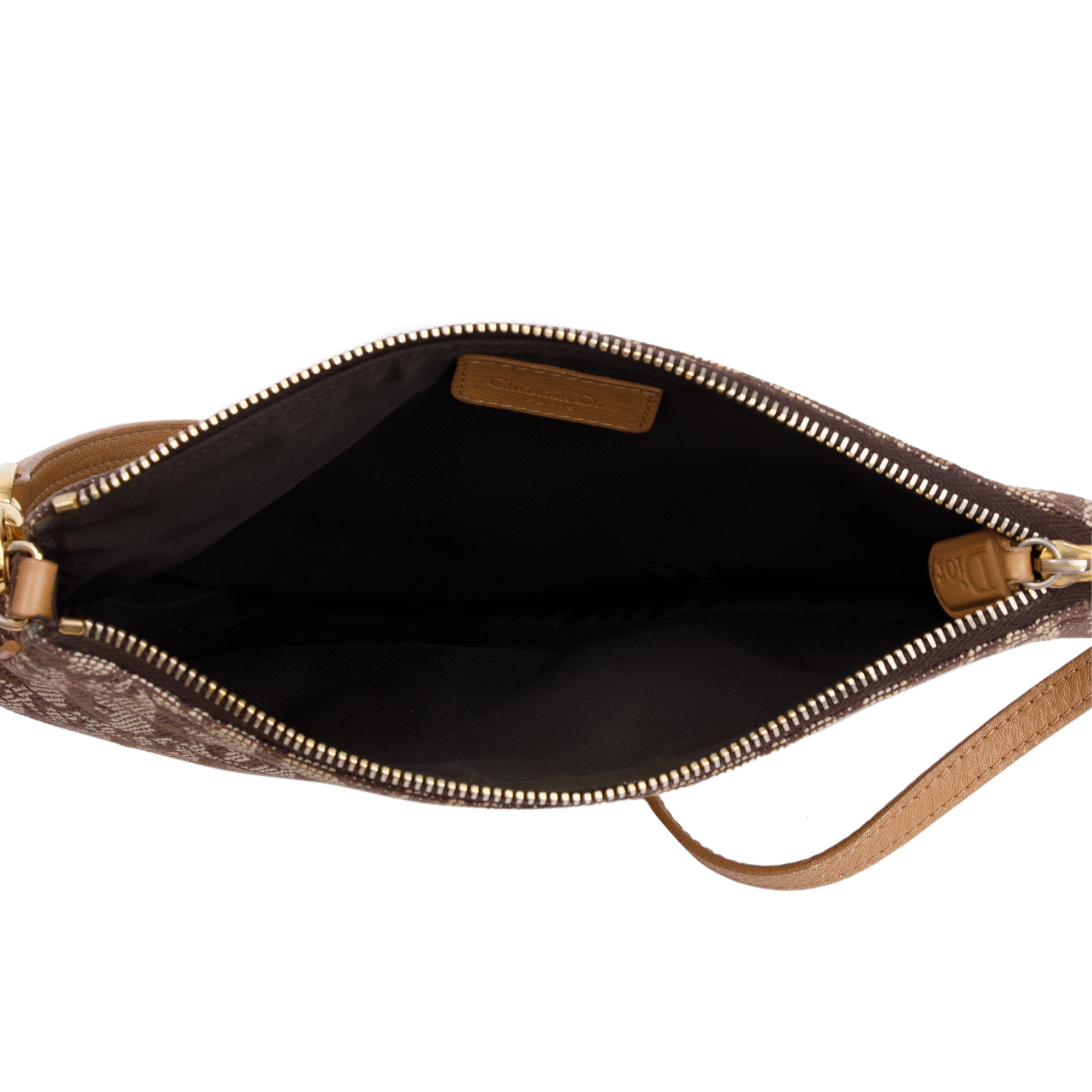 Christian Dior Mini Brown Monogram Saddle Pochette