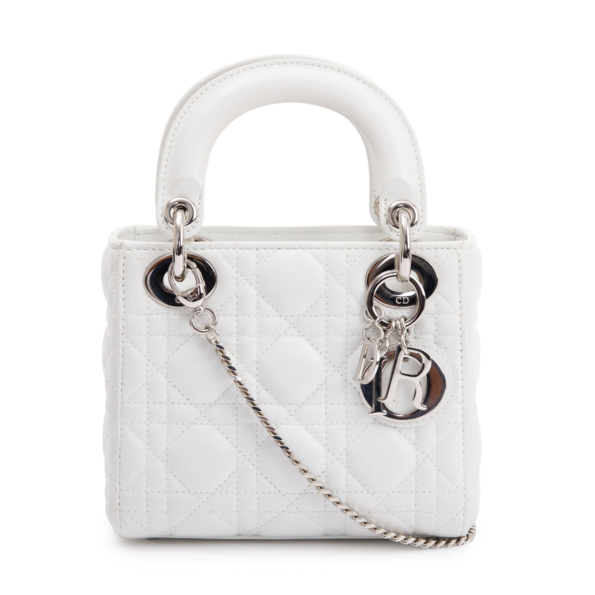 Christian Dior Mini Lady Dior Bag w/ Strap