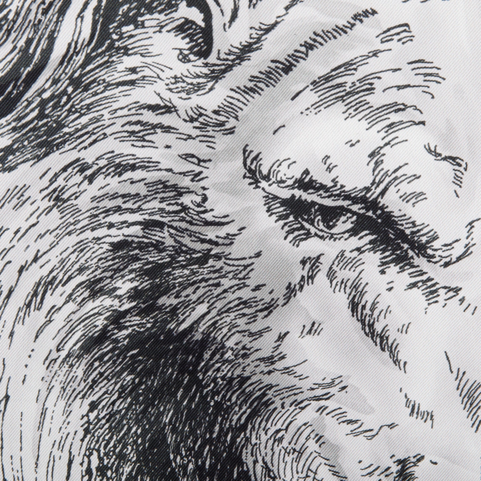 Christian Dior Multicolor 'La Force' Silk Scarf 90 w/ Box