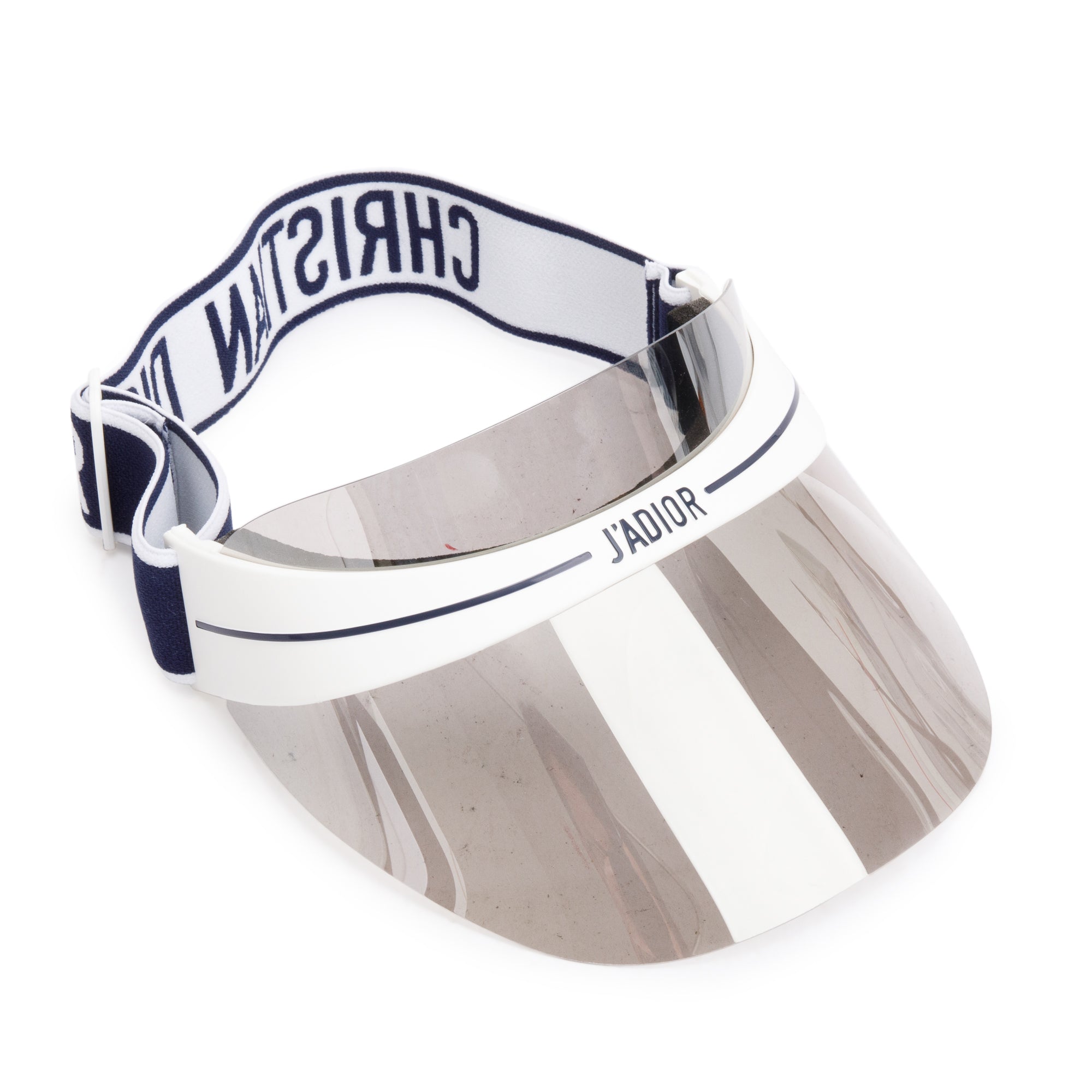 Christian Dior Navy/White DiorClub 1 Visor w/ Box