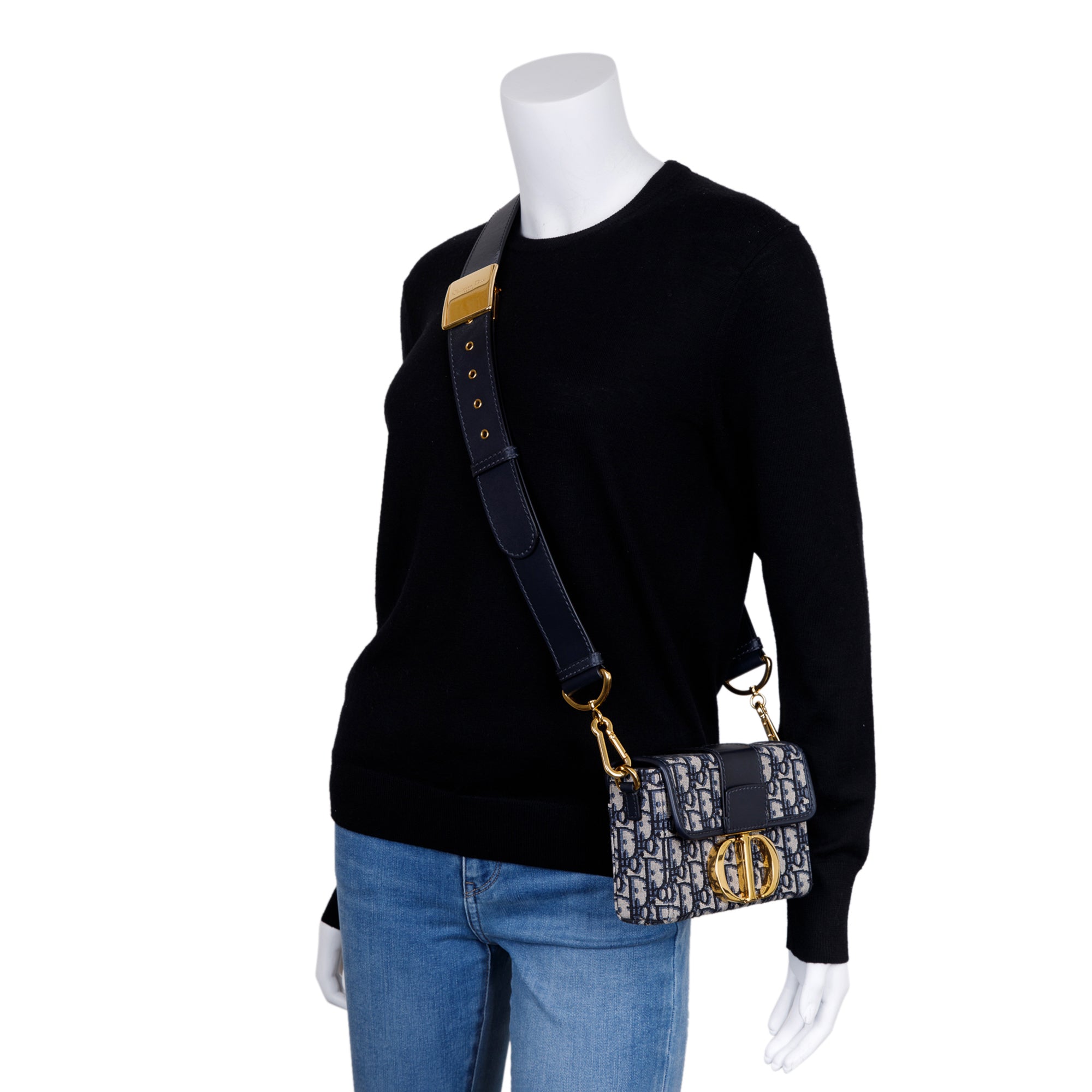 Christian Dior Oblique 30 Montaigne Box Bag w/ Box – OLIVER'S