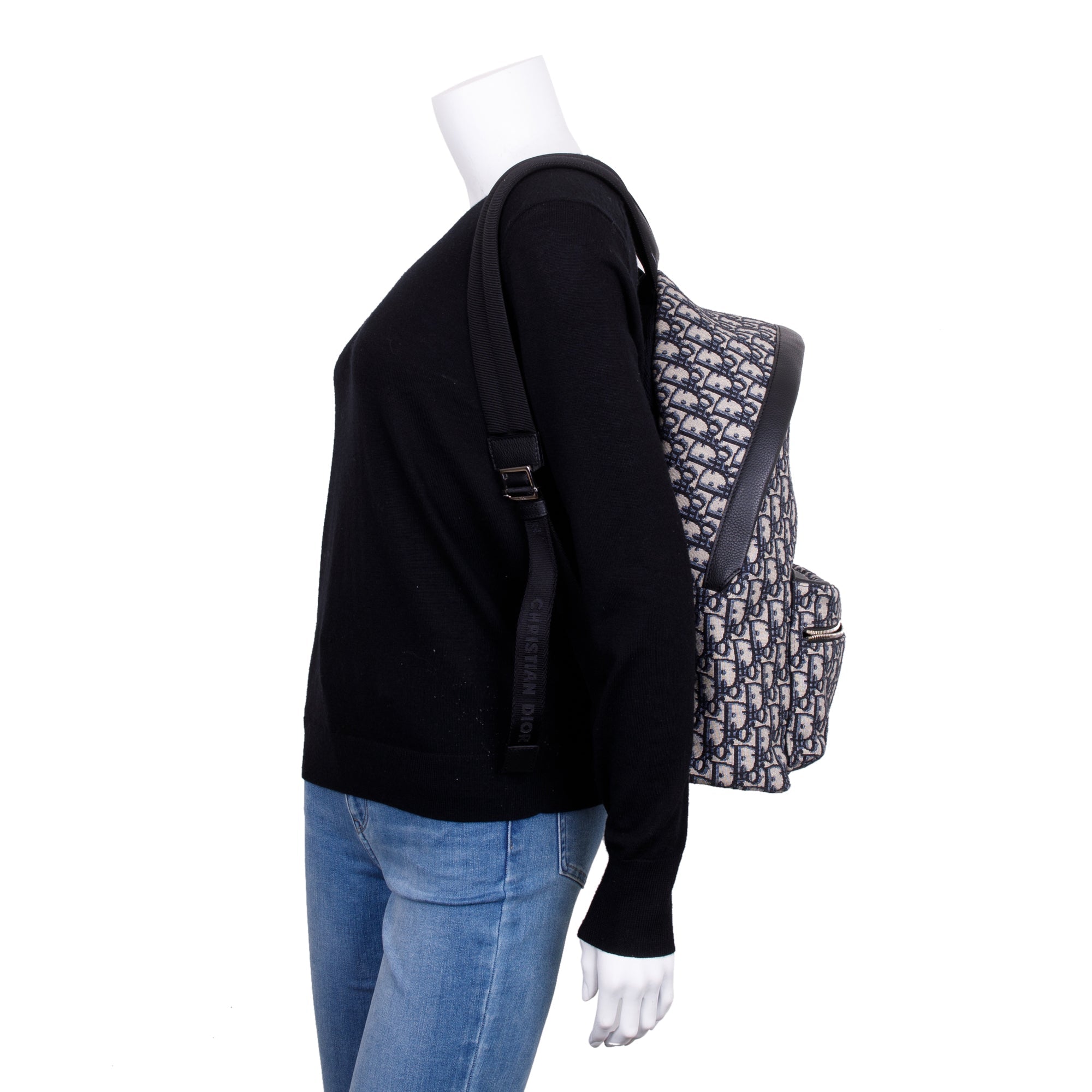 Christian Dior Oblique Jacquard Rider Backpack