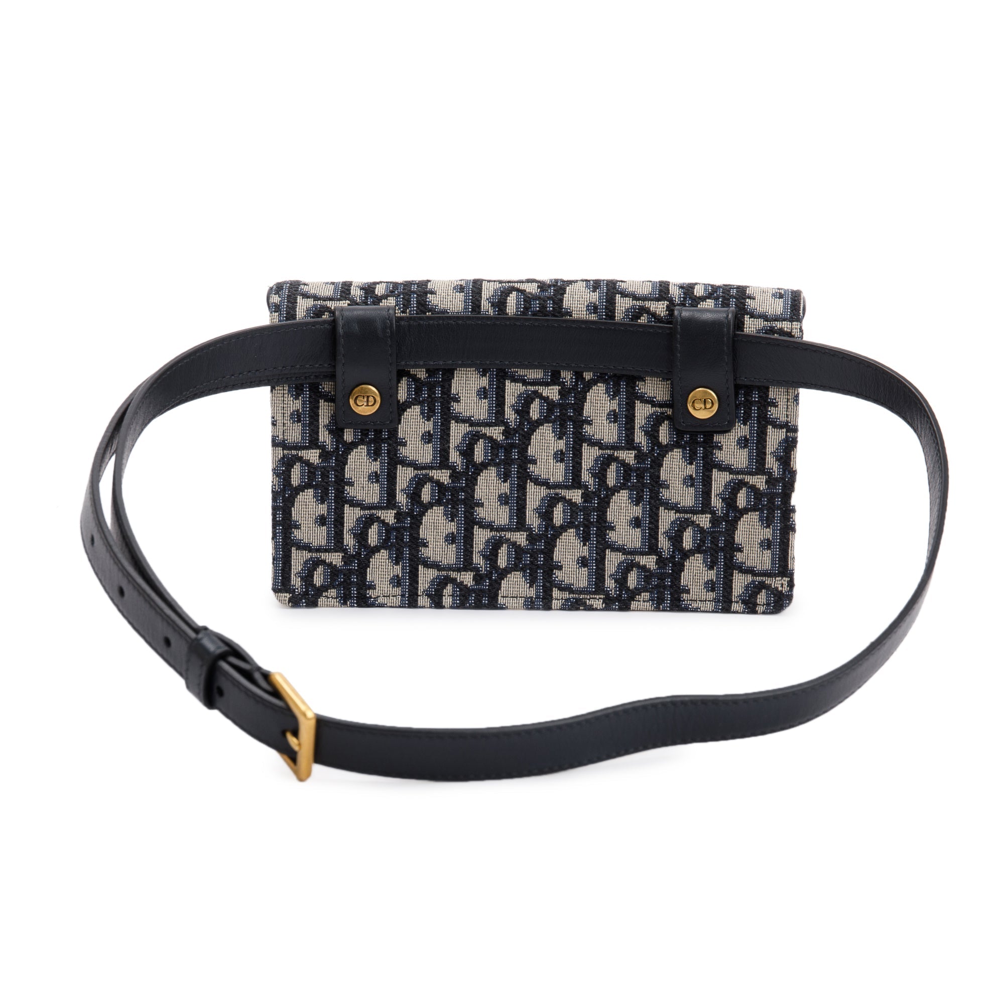 Christian Dior Oblique Saddle Belt Pouch