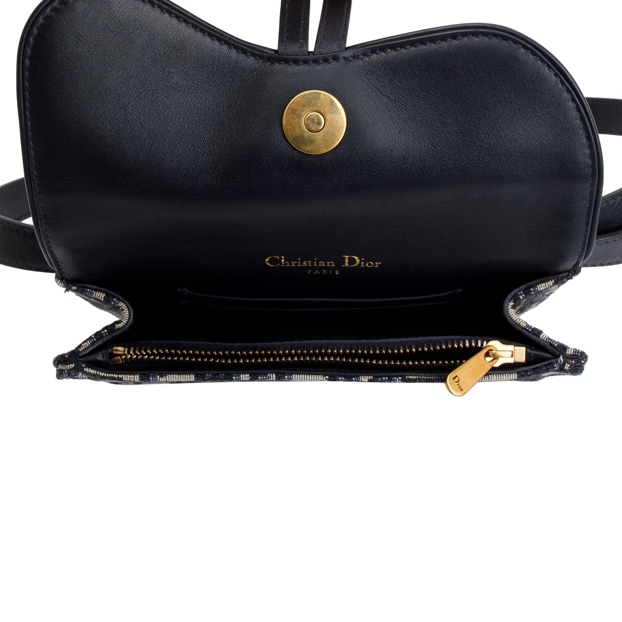 Christian Dior Oblique Saddle Belt Pouch