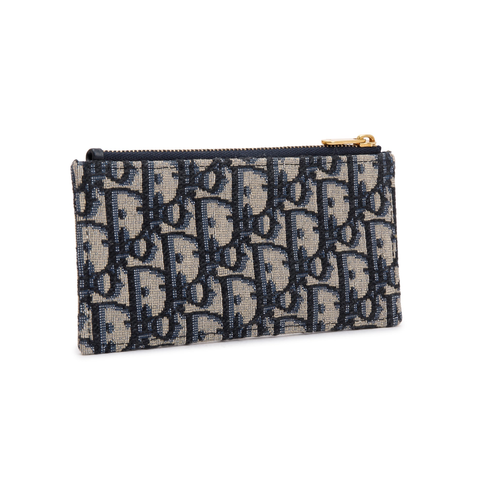 Christian Dior Oblique Zipped Card Holder