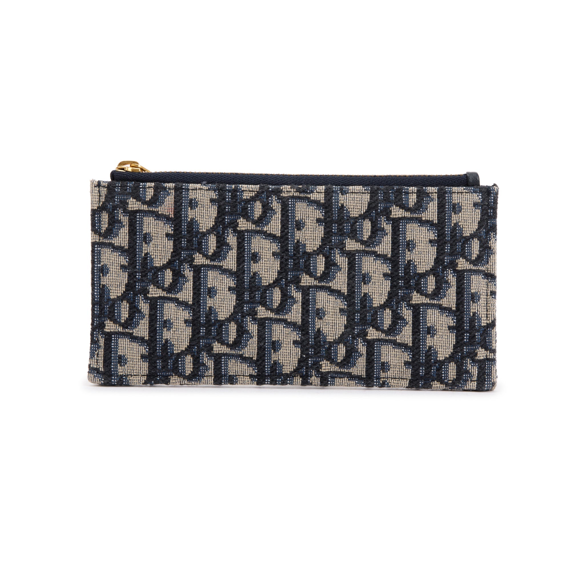 Christian Dior Oblique Zipped Card Holder