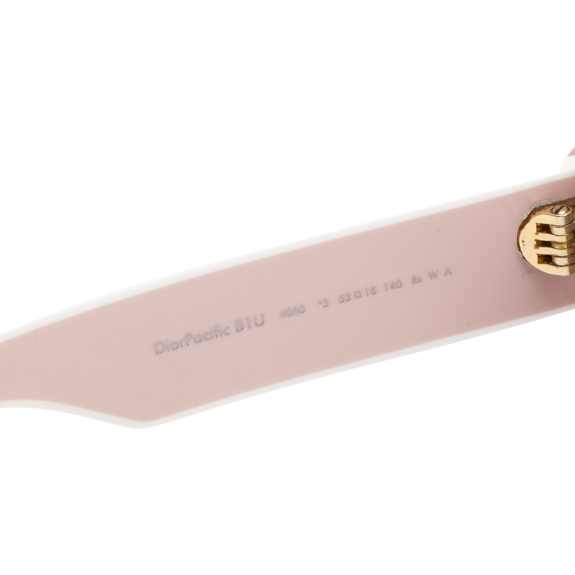 Christian Dior Pink Acetate DiorPacific B1U Butterfly Sunglasses w/ Case