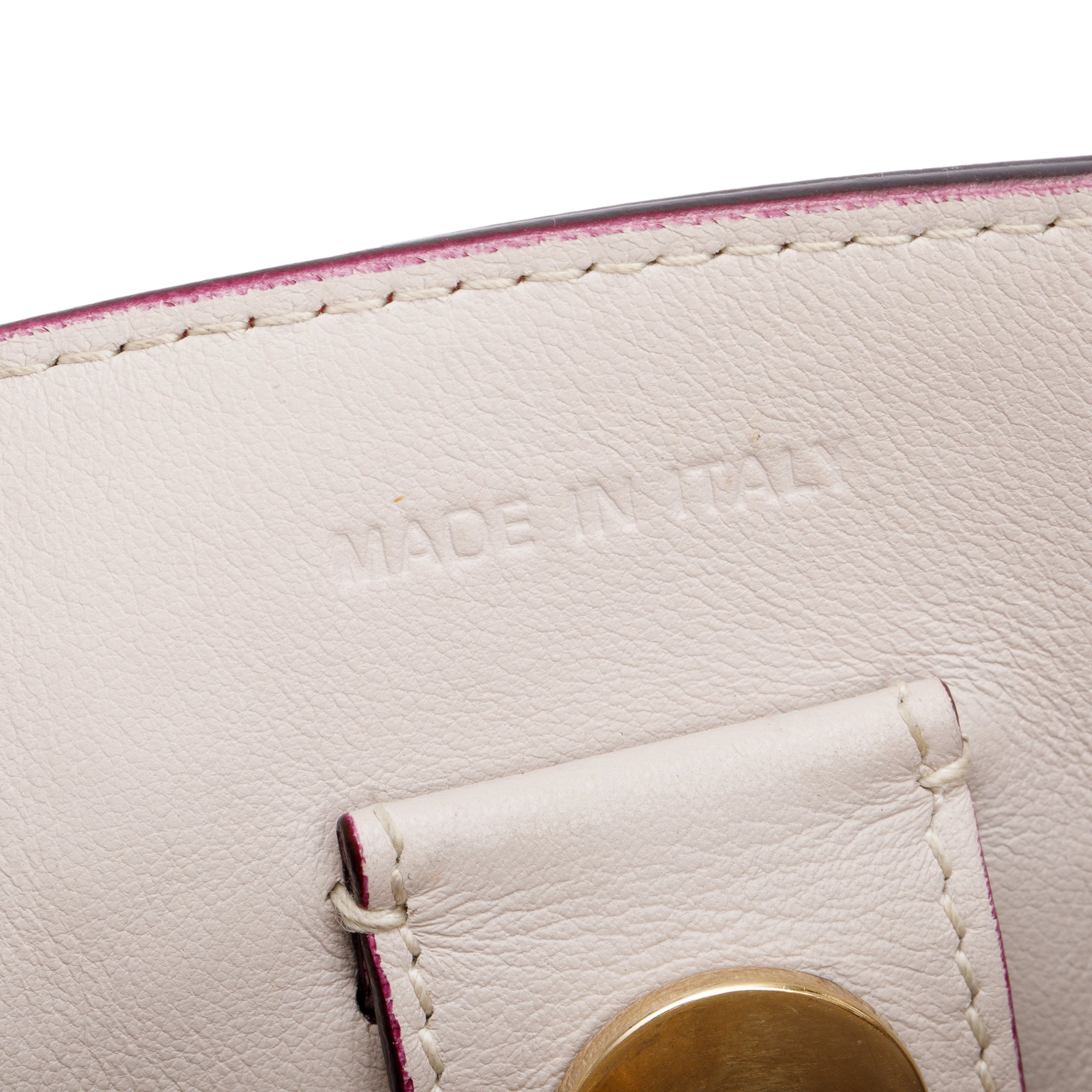 Christian Dior Pink Calfskin Leather Medium Diorissimo Tote w/ Pouch