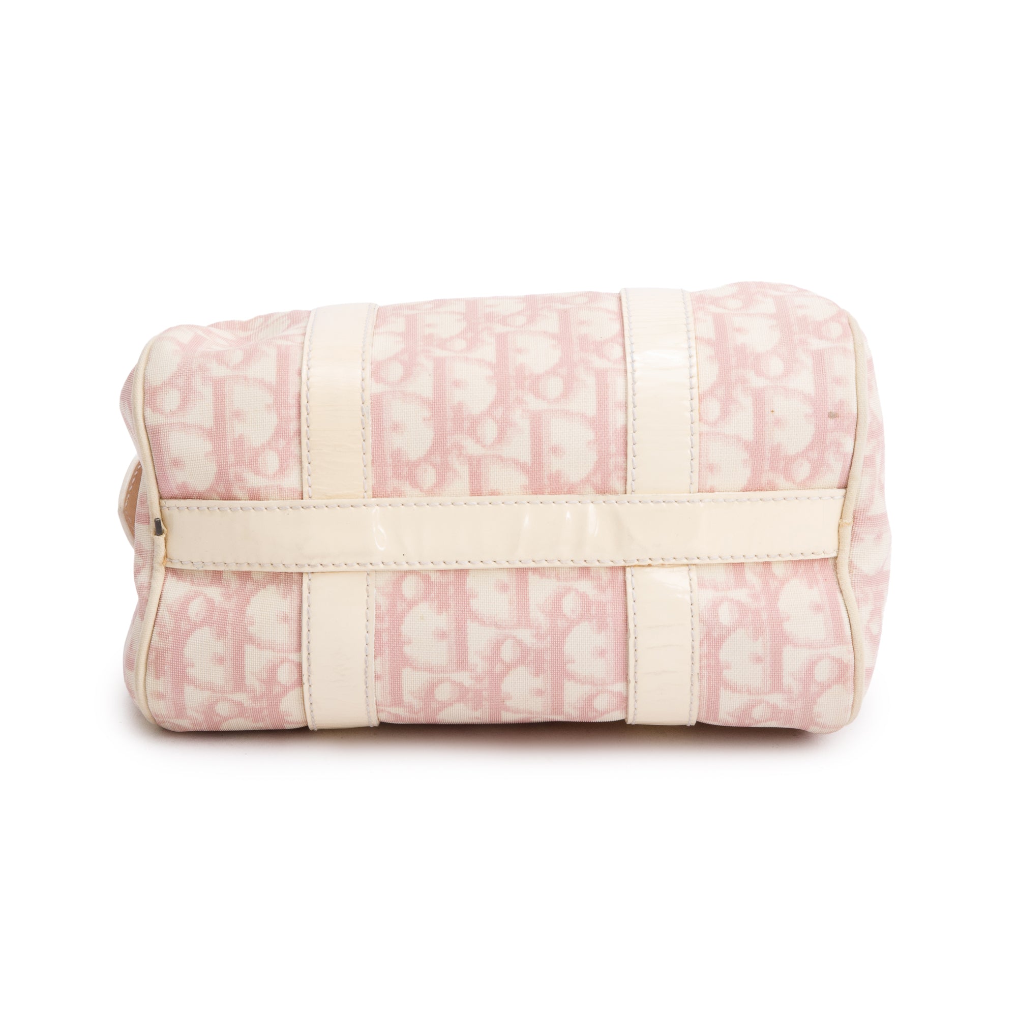 バッグ Christian Dior Lovely Trotter Bag Pink CHRISTIAN DIOR Romantic Lovely Trotter Tote Shoulder Bag