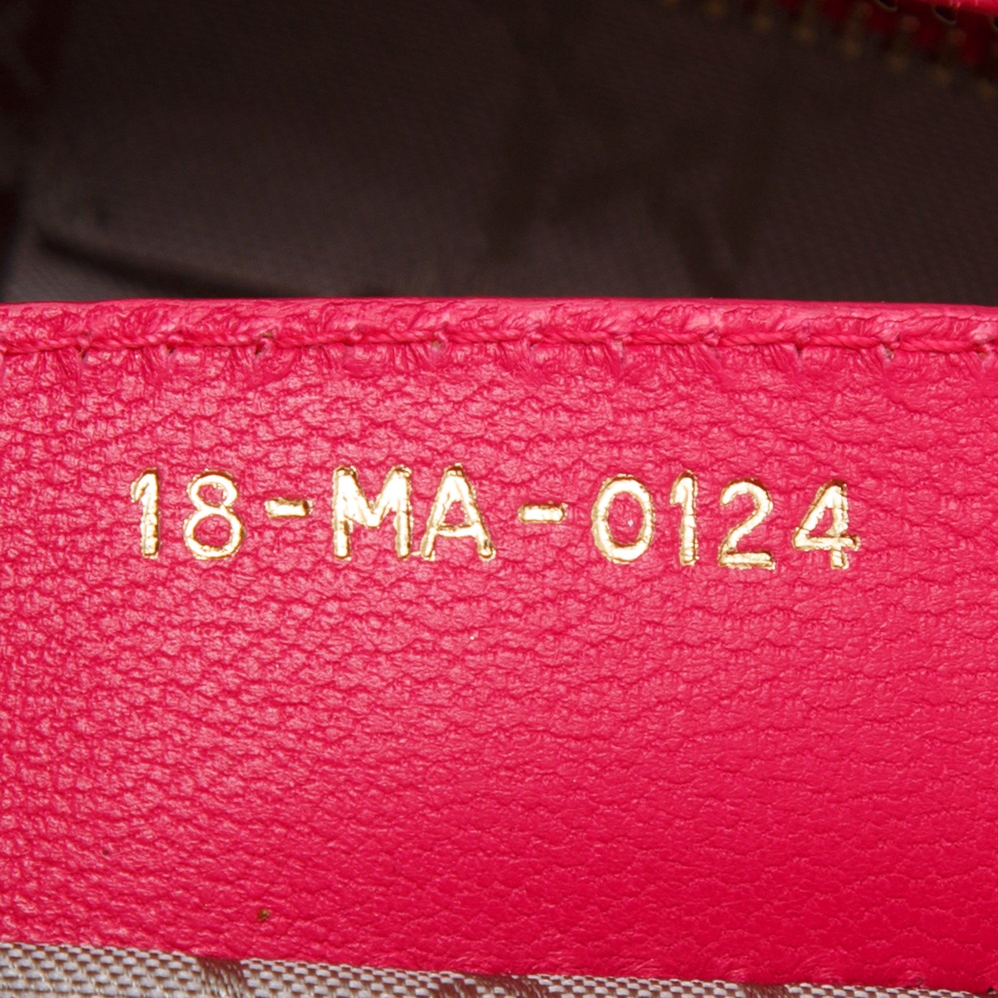 Christian Dior Pink Large Cannage Lady Dior Bag w/ Strap & Authenticity Card