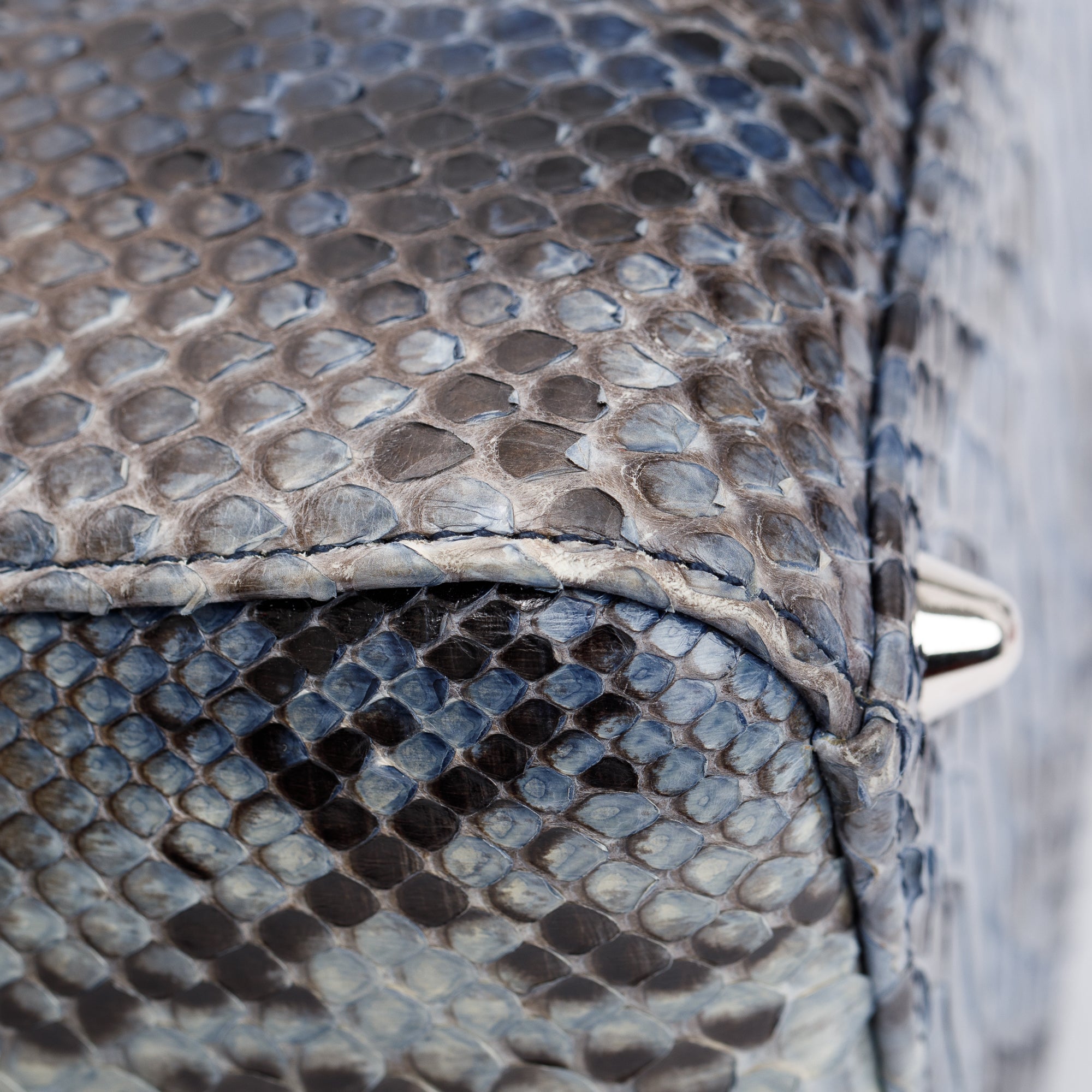 Christian Dior Python Large Lady Dior Bag w/ Srap