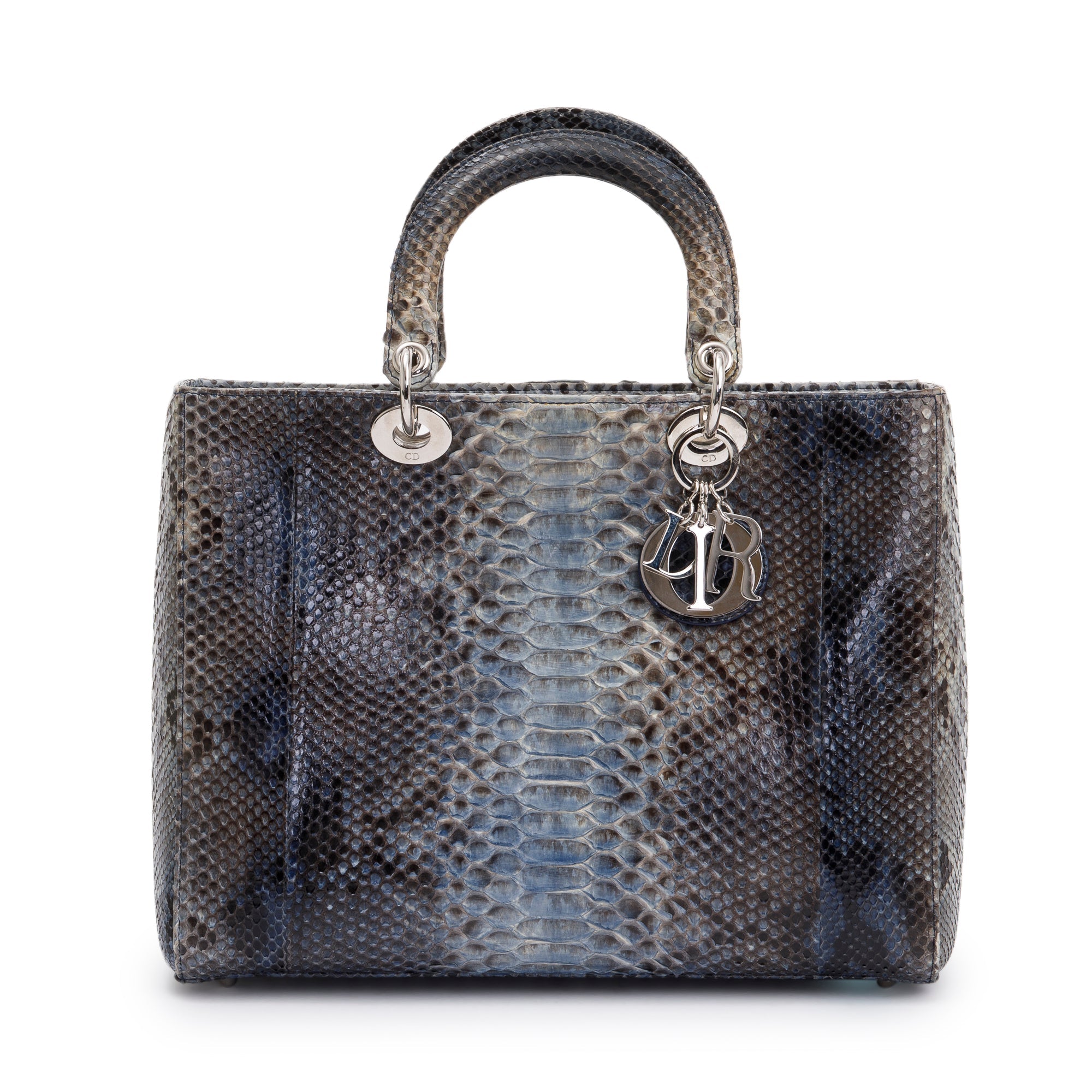 Christian Dior Python Large Lady Dior Bag w/ Srap – OLIVER'S