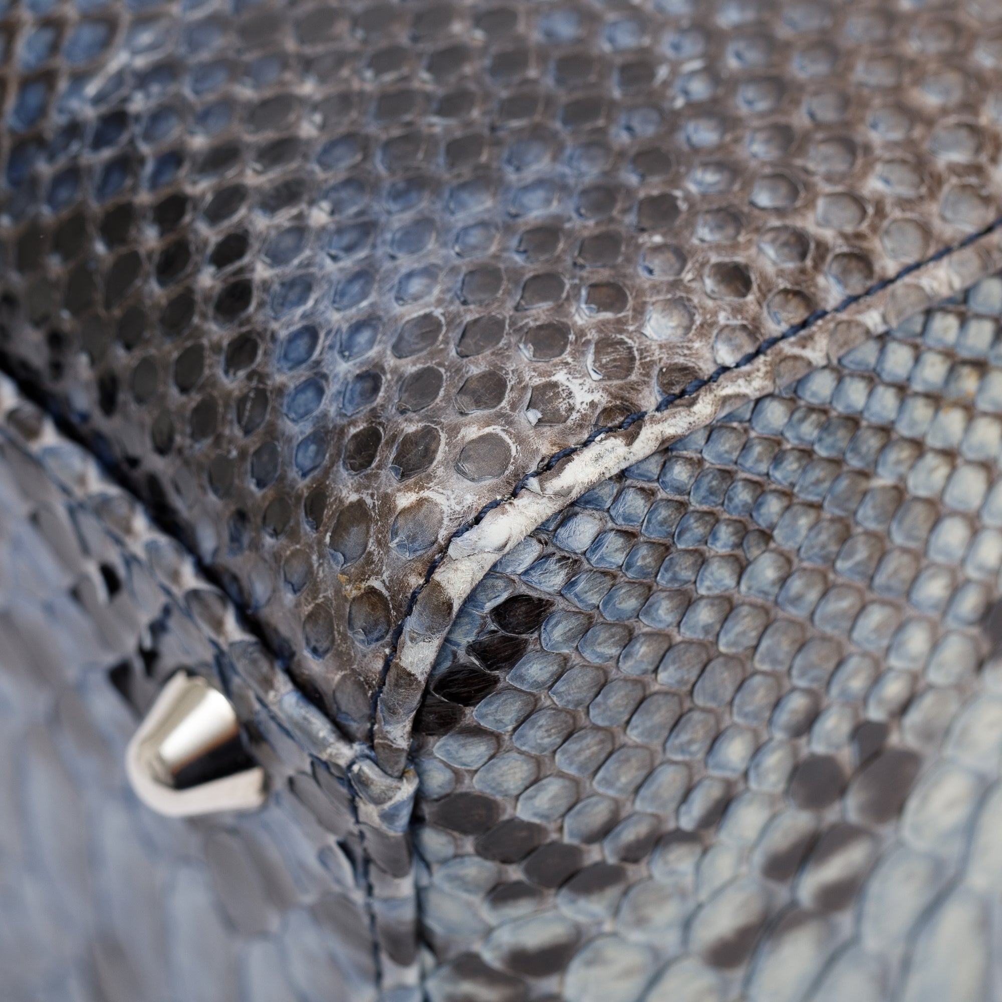 Christian Dior Python Large Lady Dior Bag w/ Srap