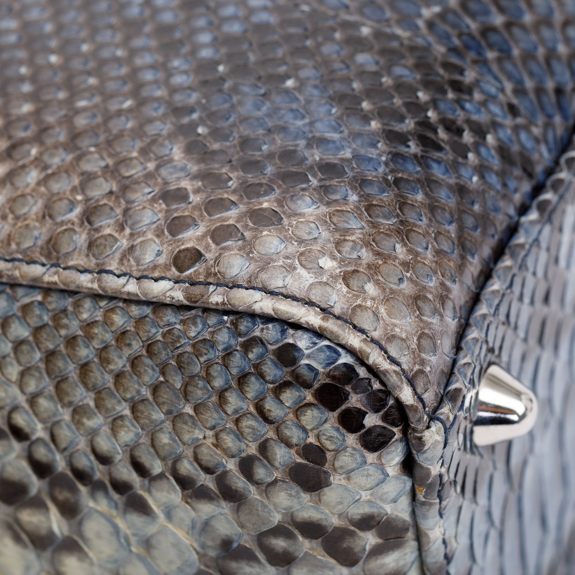 Christian Dior Python Large Lady Dior Bag w/ Srap