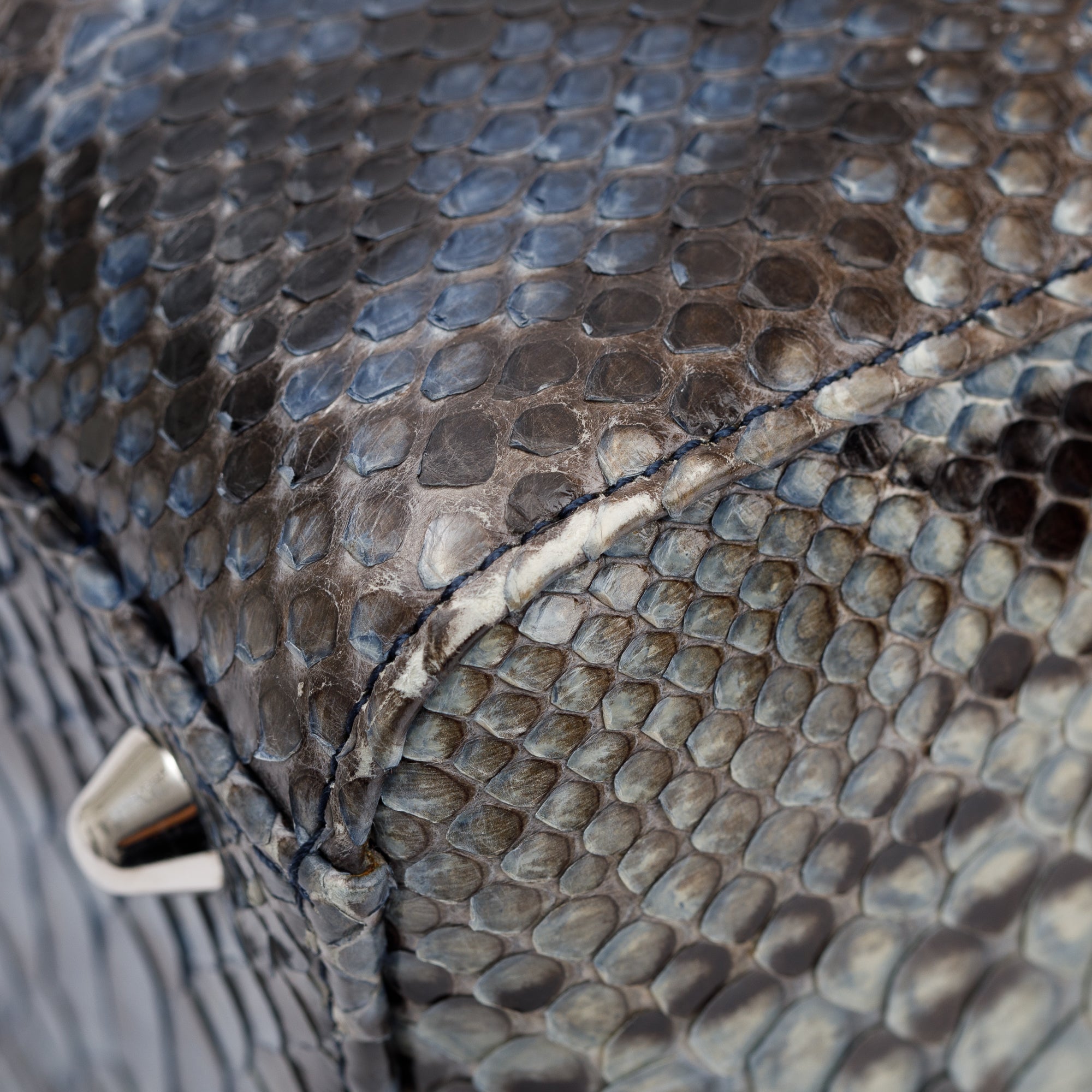 Christian Dior Python Large Lady Dior Bag w/ Srap