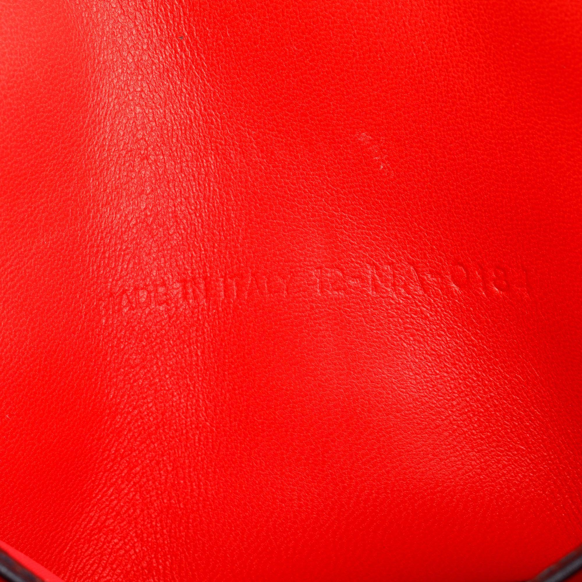 Christian Dior Red Cannage Leather Miss Dior Promenade Chain Bag